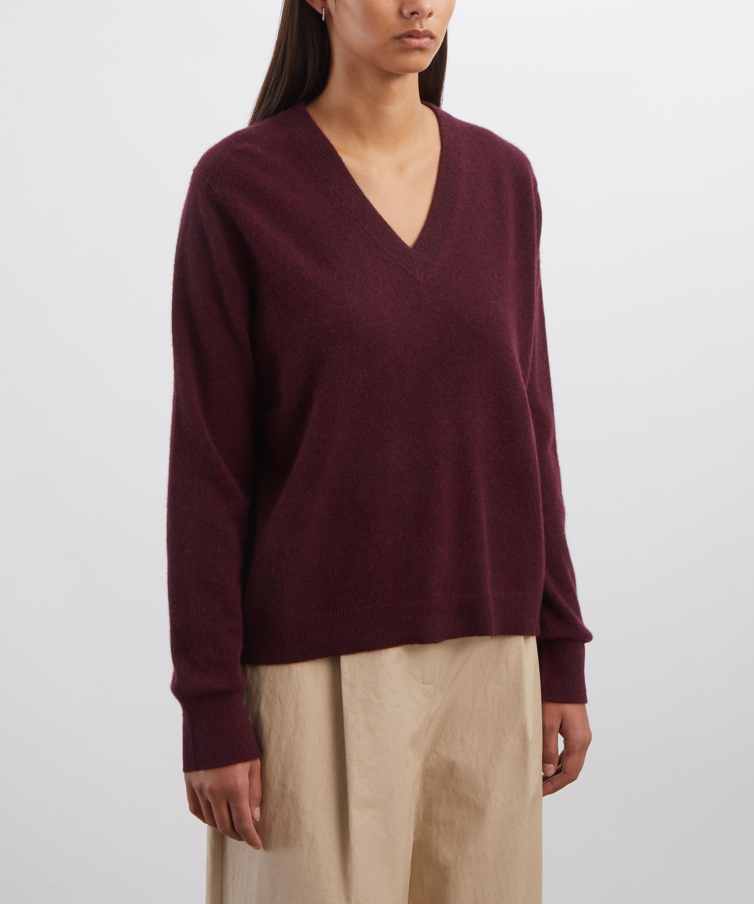 Kujten - Lita V-Neck Cashmere Jumper image number 2
