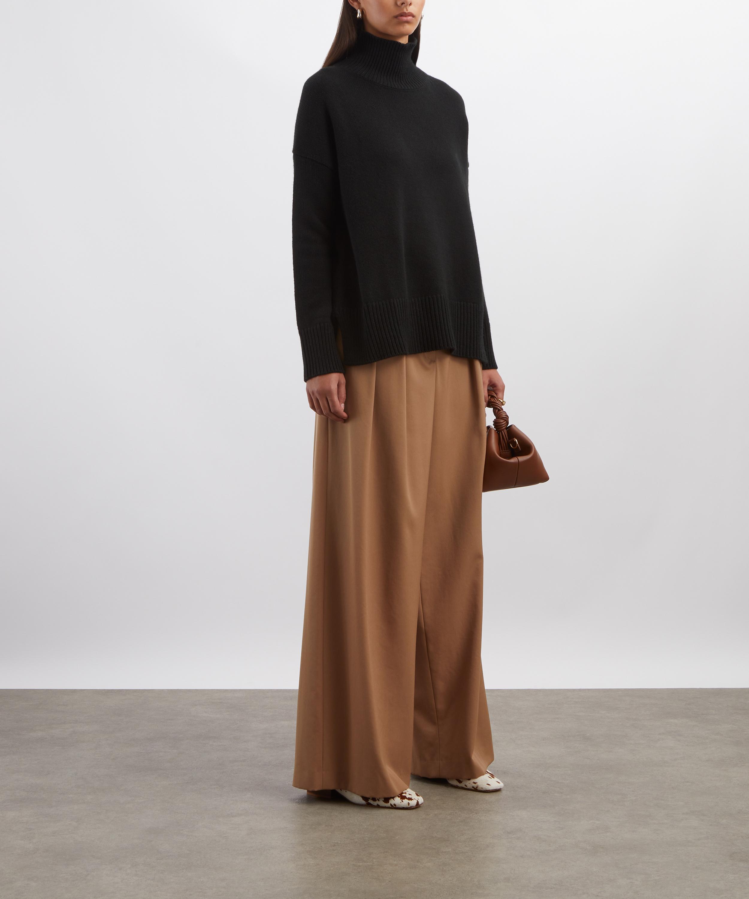 Kujten - Ulla Funnel-Neck Cashmere Jumper image number 1