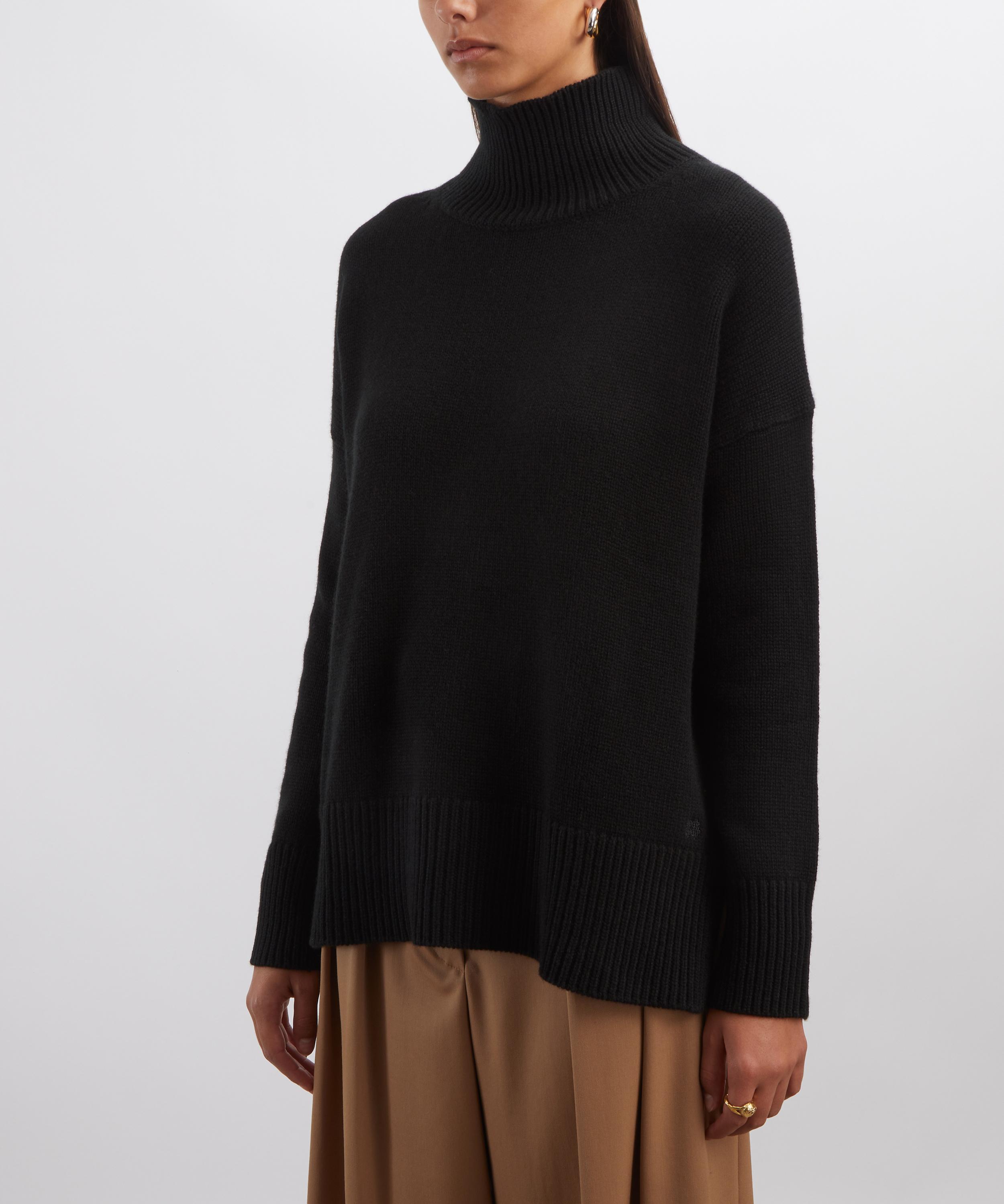 Kujten - Ulla Funnel-Neck Cashmere Jumper image number 2