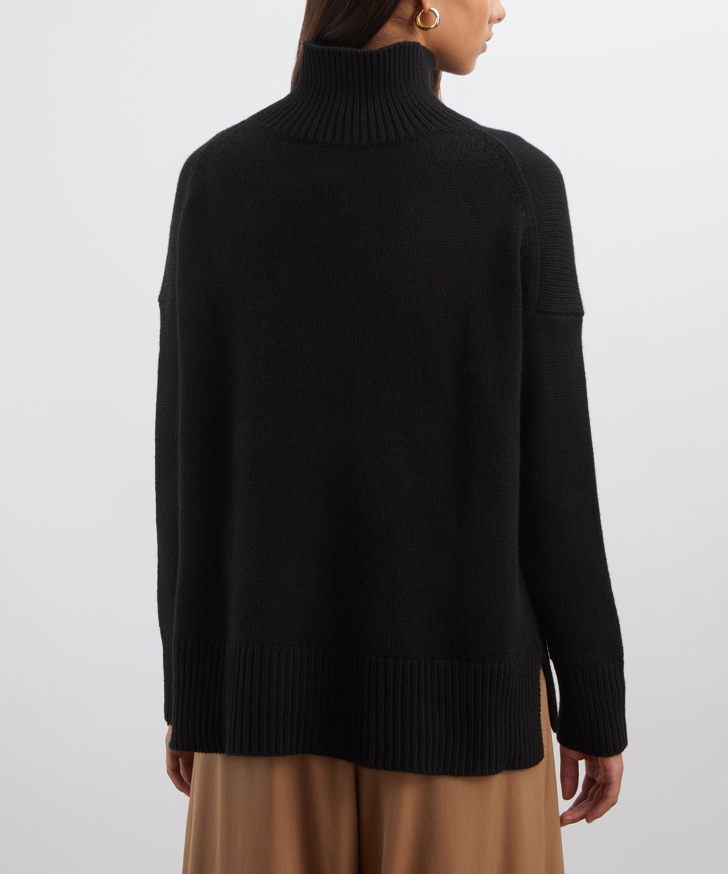Kujten - Ulla Funnel-Neck Cashmere Jumper image number 3
