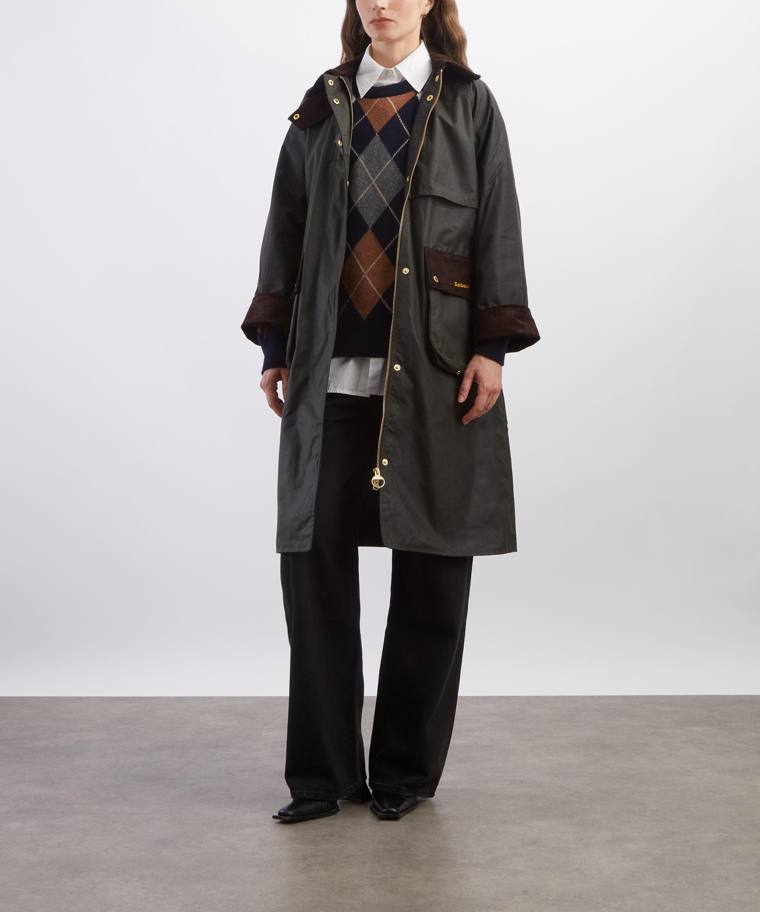 Barbour - Kirklees Check Waxed Jacket image number 1