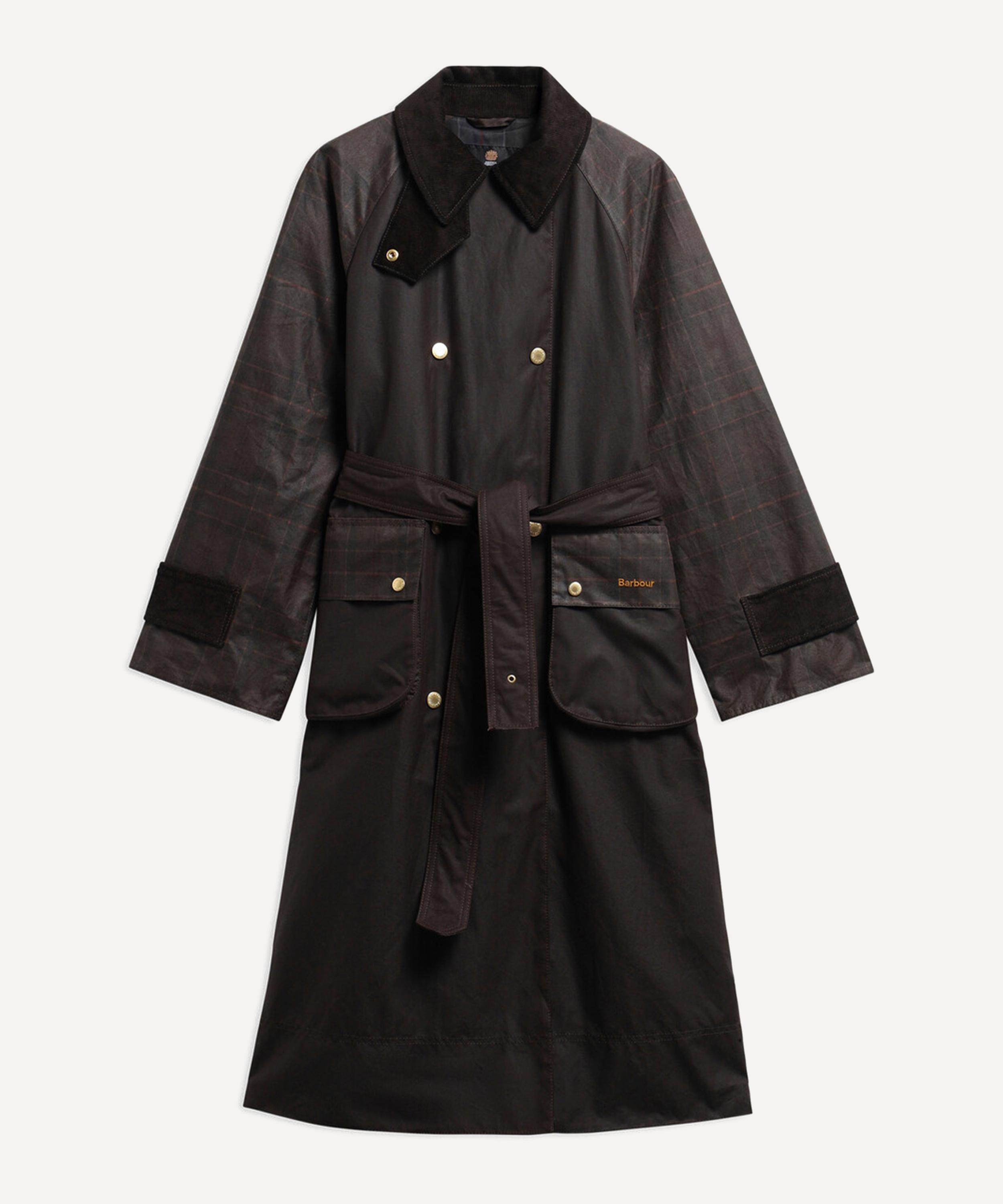 Barbour Elva Waxed Trench Coat | Liberty