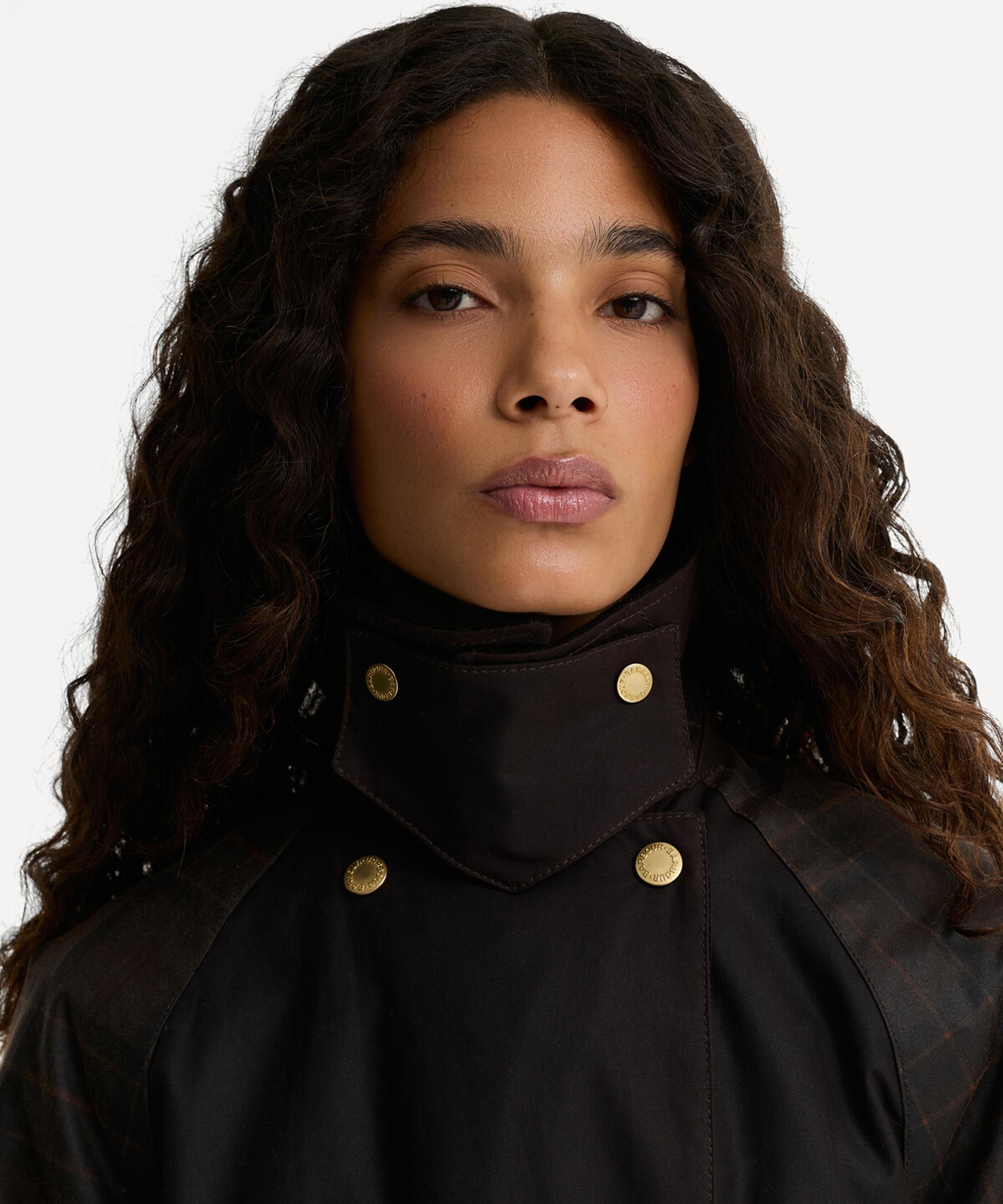 Barbour - Elva Waxed Trench Coat image number 4