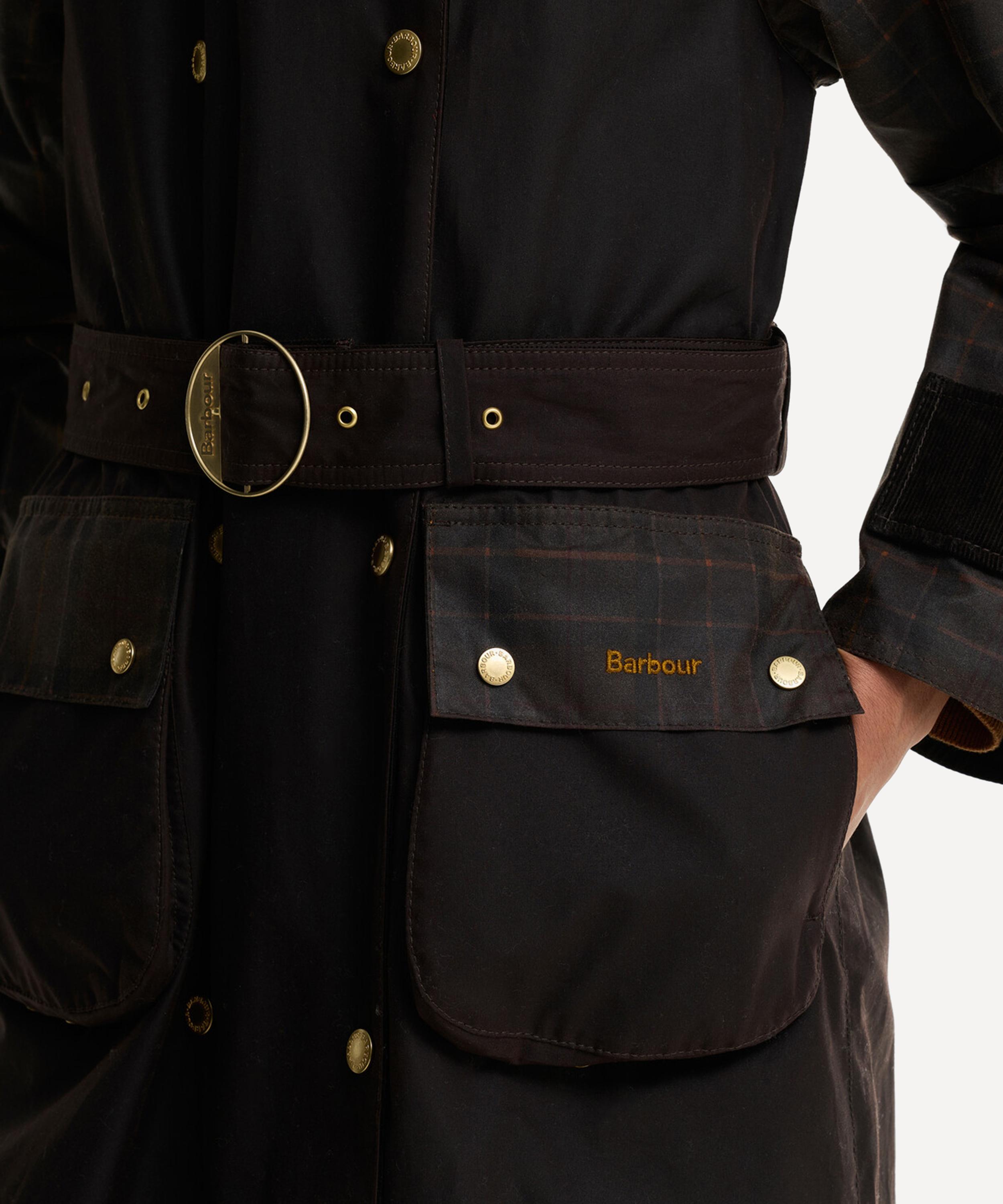 Barbour - Elva Waxed Trench Coat image number 5