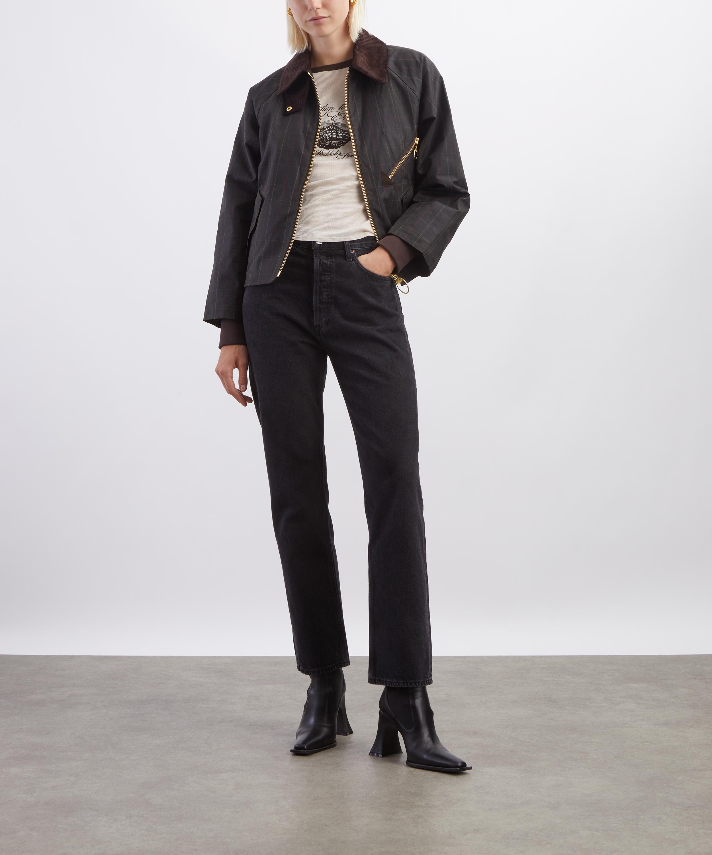 Barbour - Arlene Checked Waxed Jacket image number 1