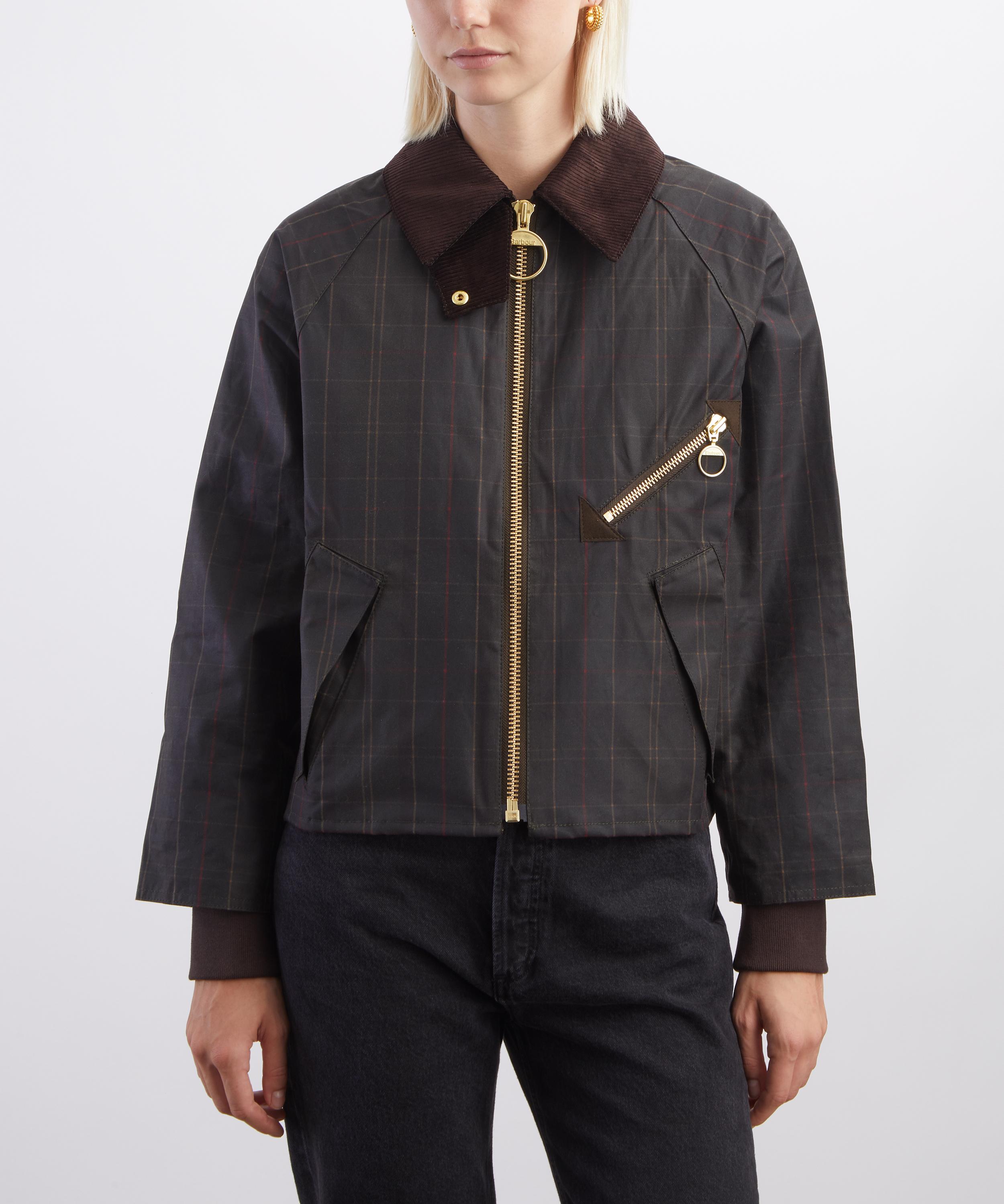 Barbour - Arlene Checked Waxed Jacket image number 2