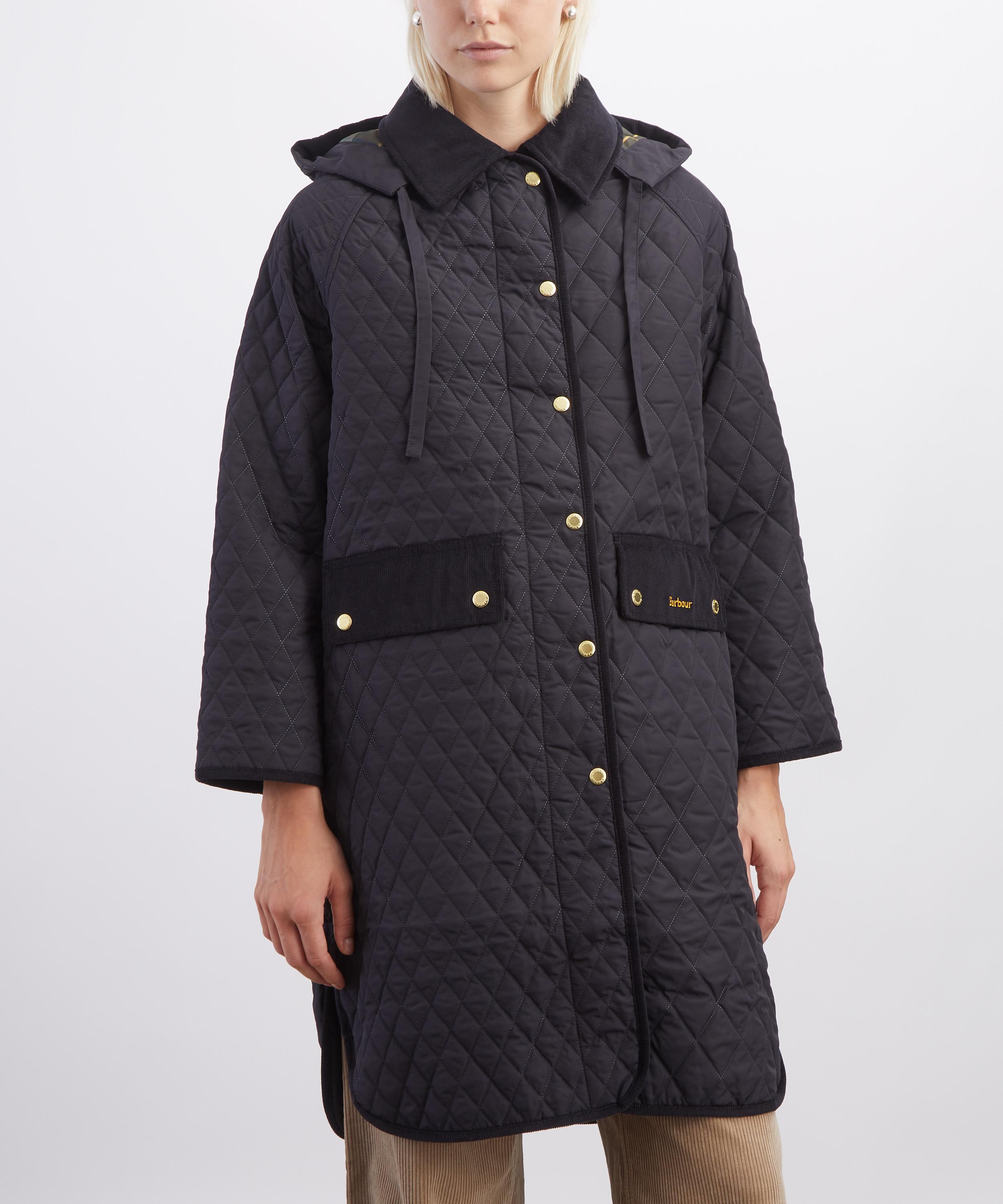 Barbour - Ravensden Dark Navy Quilted Jacket image number 2