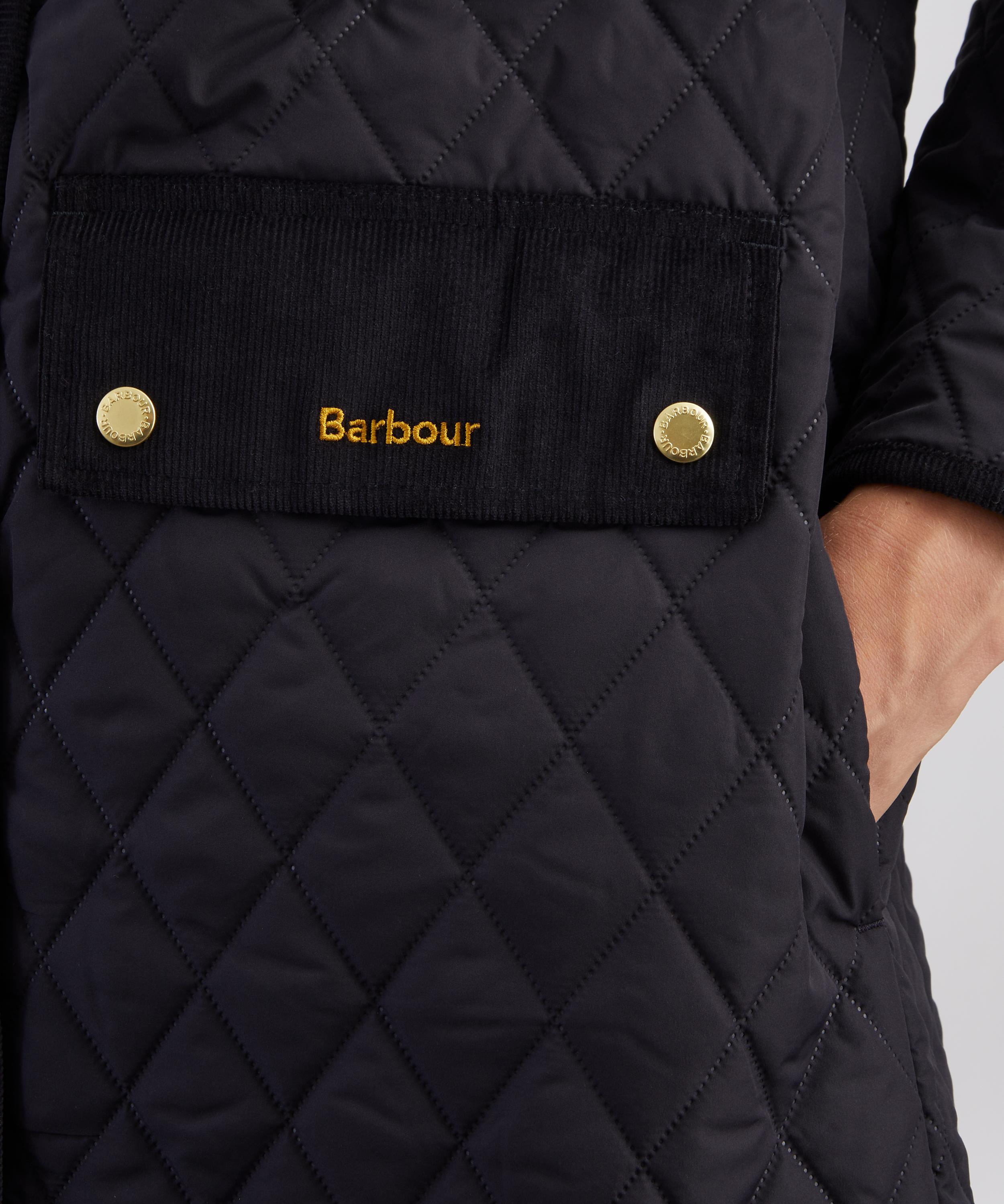 Barbour - Ravensden Dark Navy Quilted Jacket image number 4
