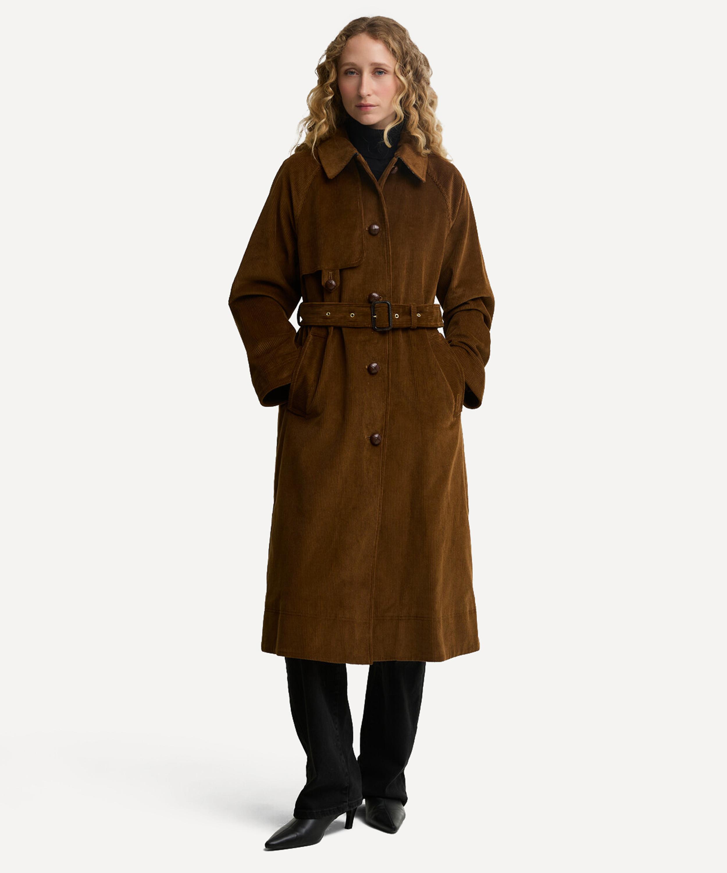 Barbour - Antonella Corduroy Trench Coat image number 1