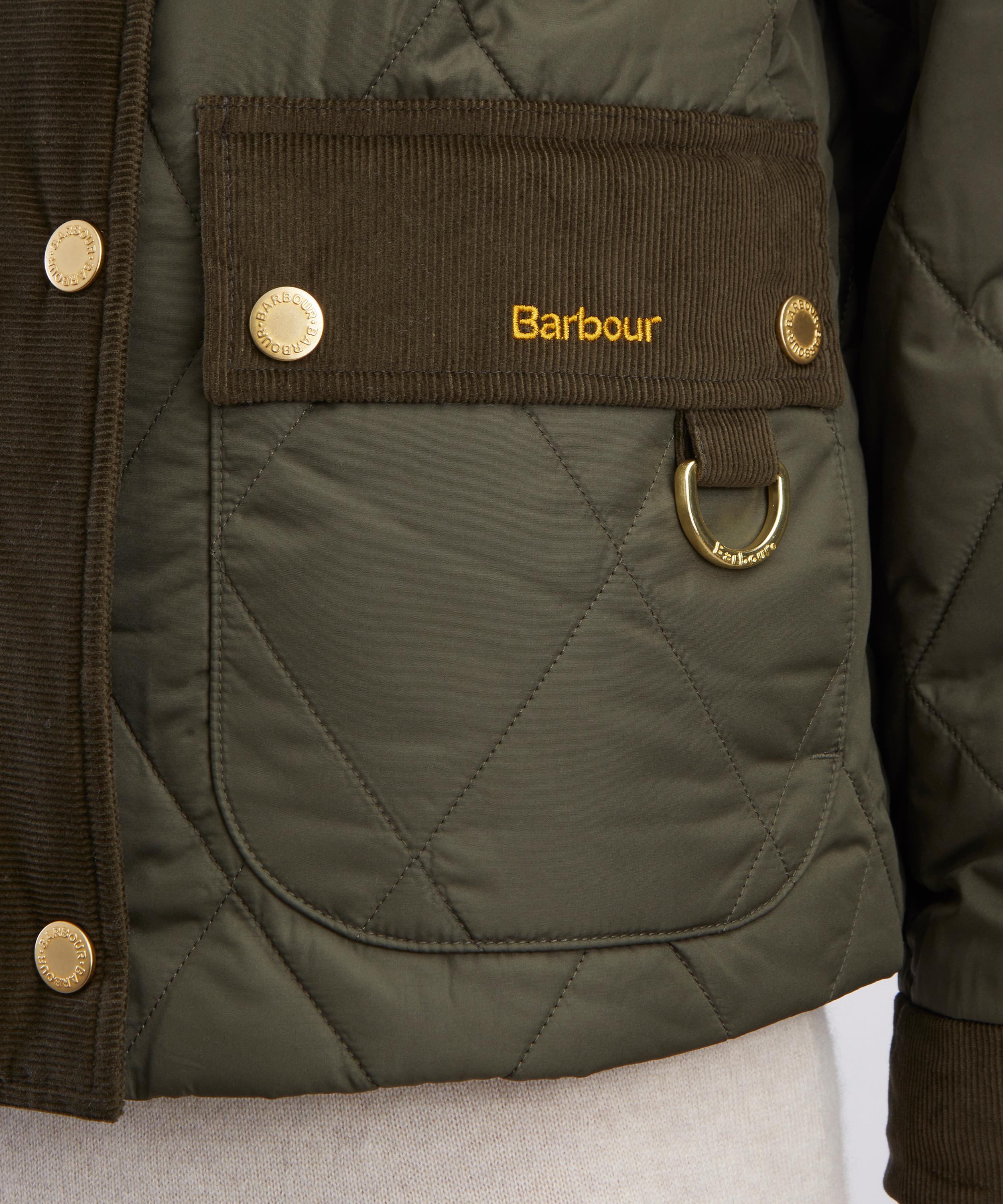 Barbour - Kilnwick Olive Quilted Jacket image number 4
