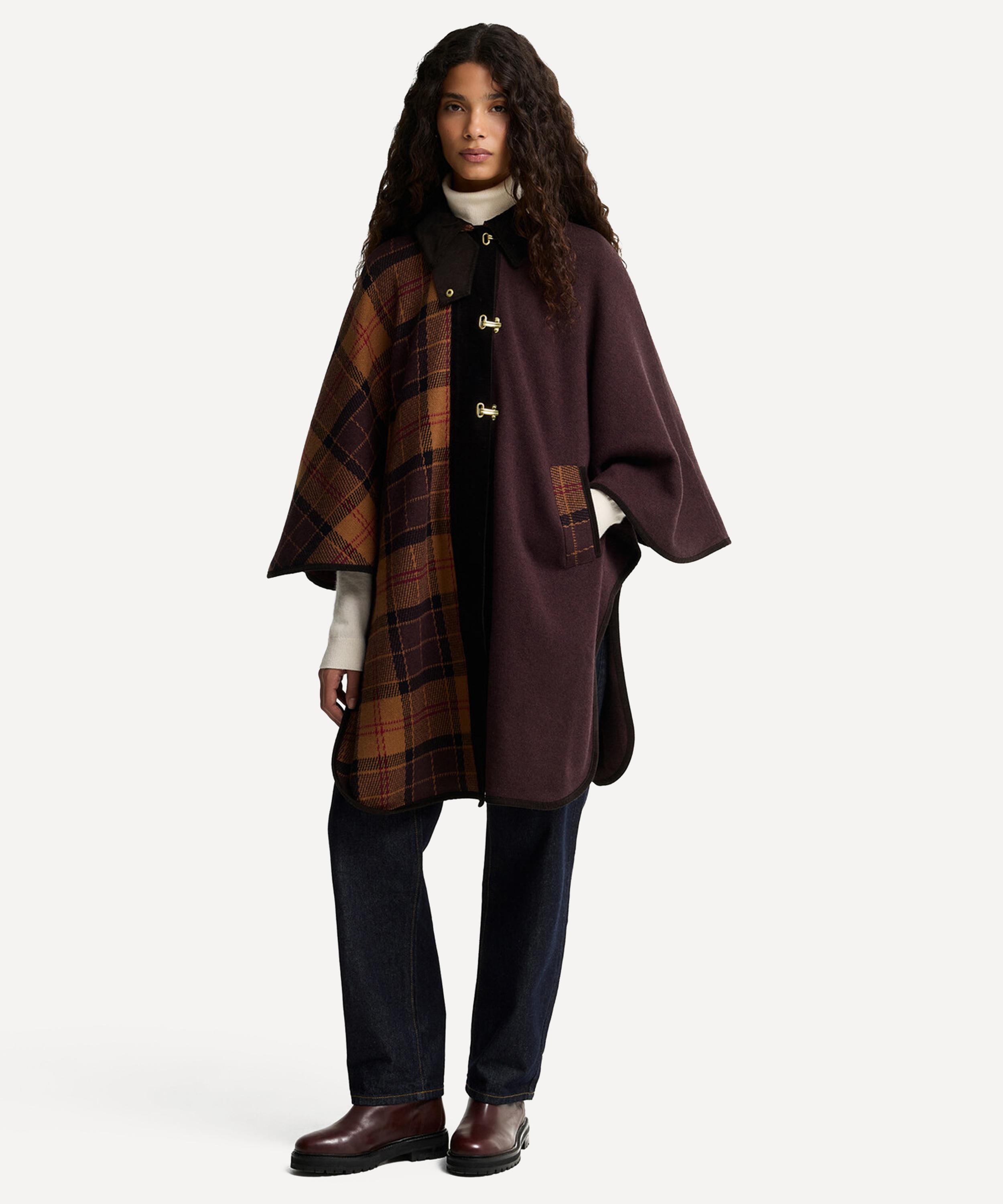 Barbour - Elva Wool-Blend Cape image number 1