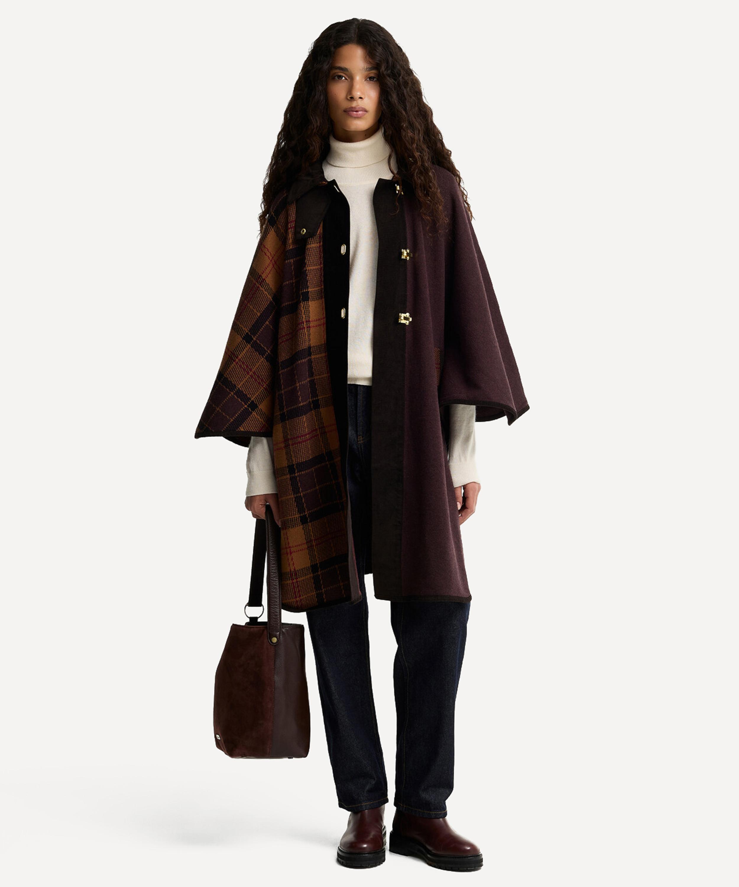 Barbour - Elva Wool-Blend Cape image number 4