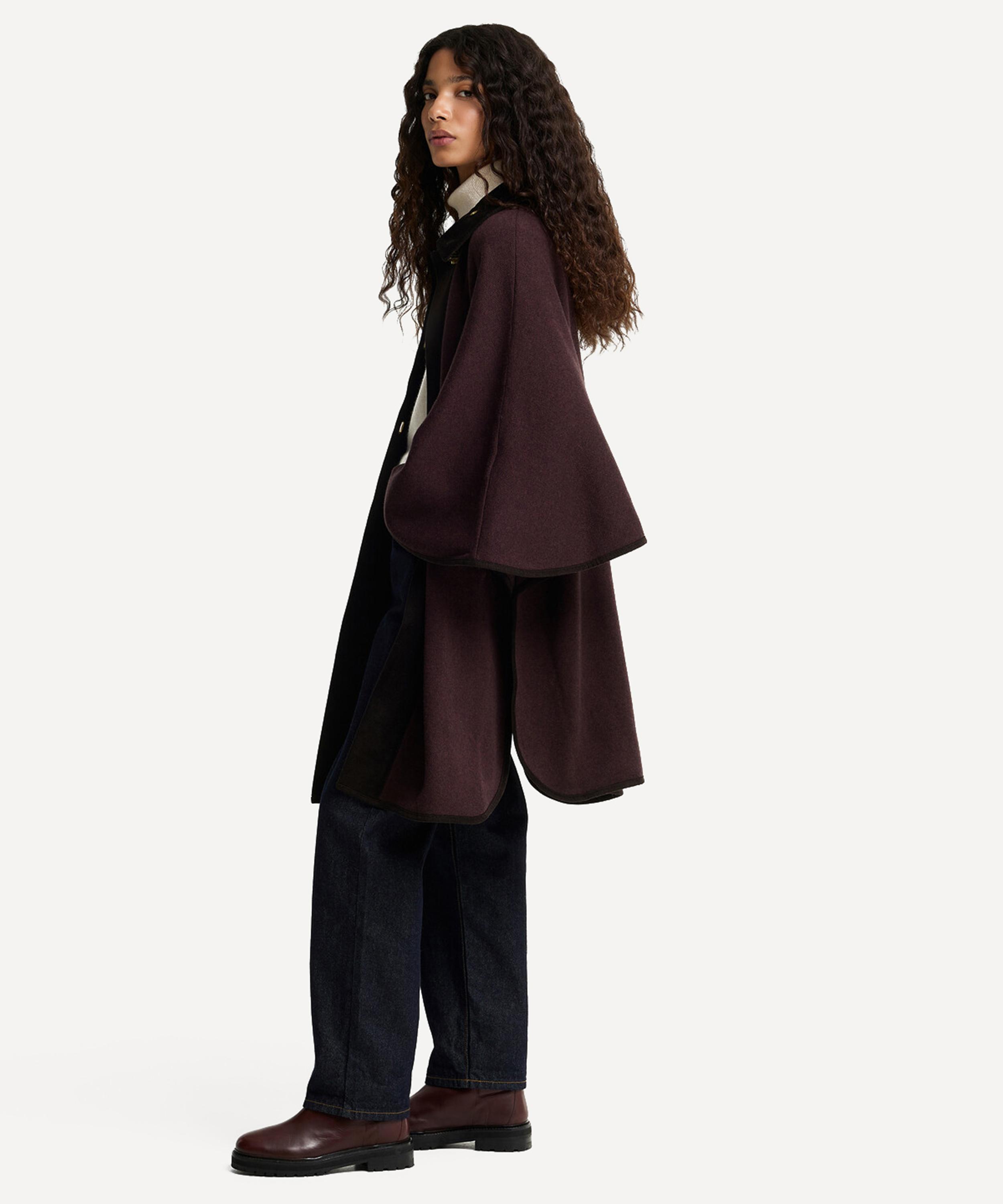 Barbour - Elva Wool-Blend Cape image number 5