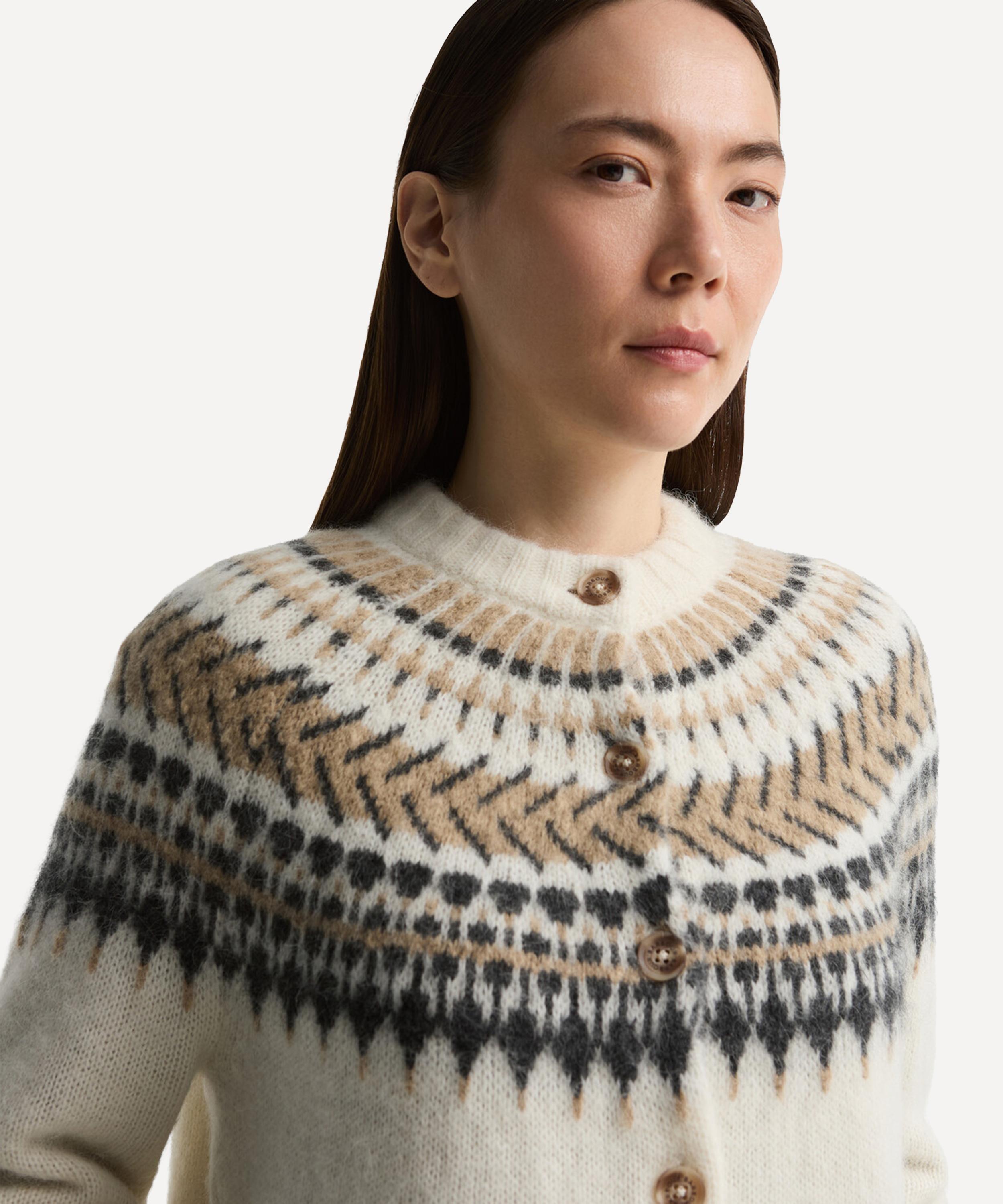 Barbour - Pauline Fair Isle Cardigan image number 3