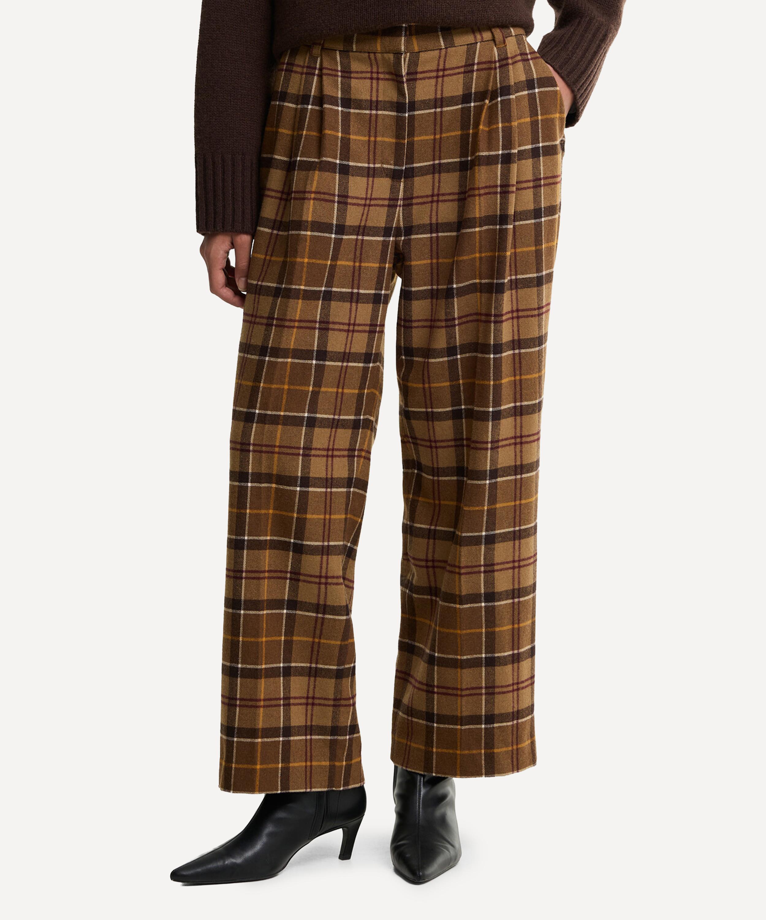 Barbour Darwen Tartan Straight-Leg Trousers | Liberty
