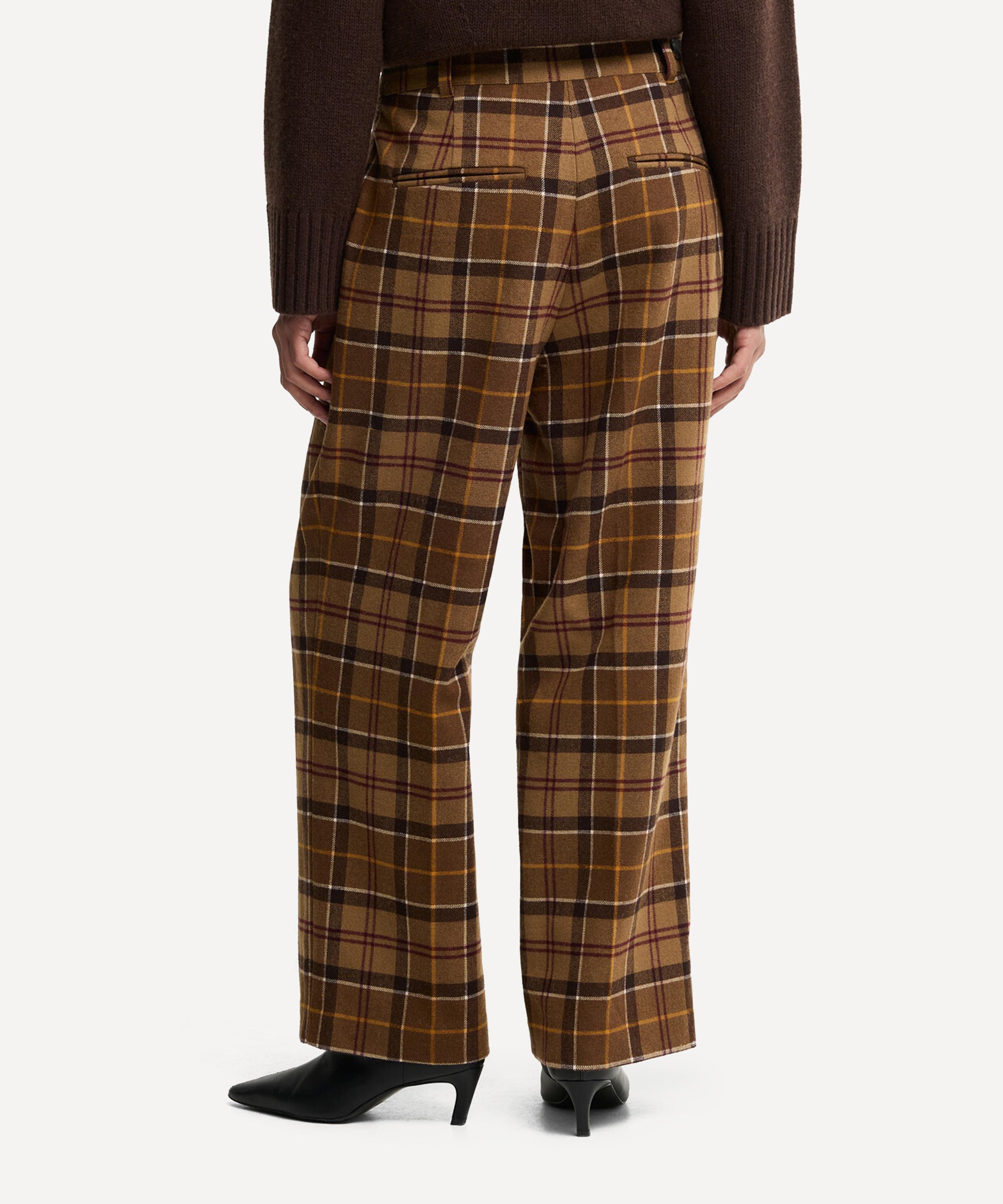 Barbour - Darwen Tartan Straight-Leg Trousers image number 2