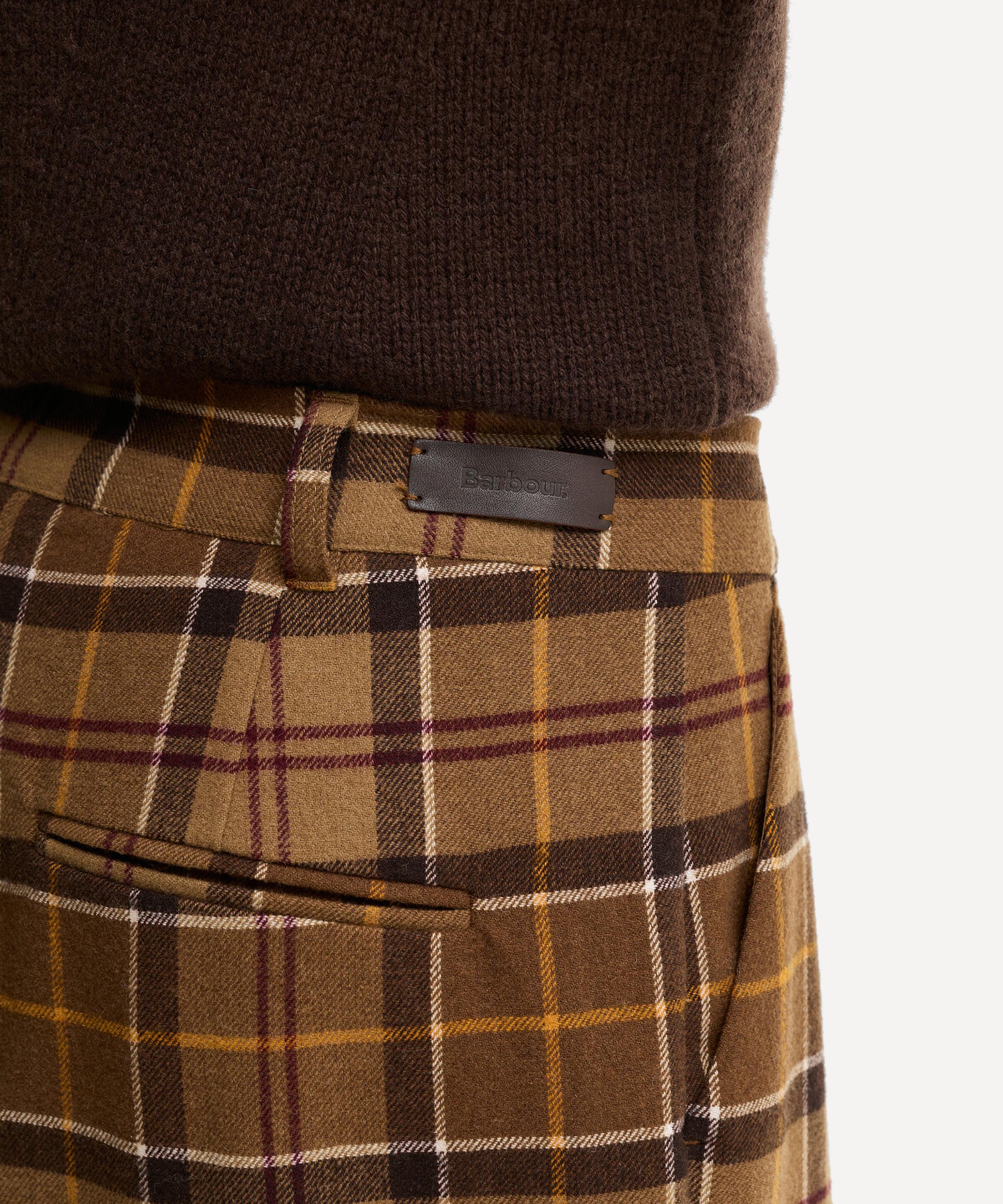Barbour - Darwen Tartan Straight-Leg Trousers image number 4