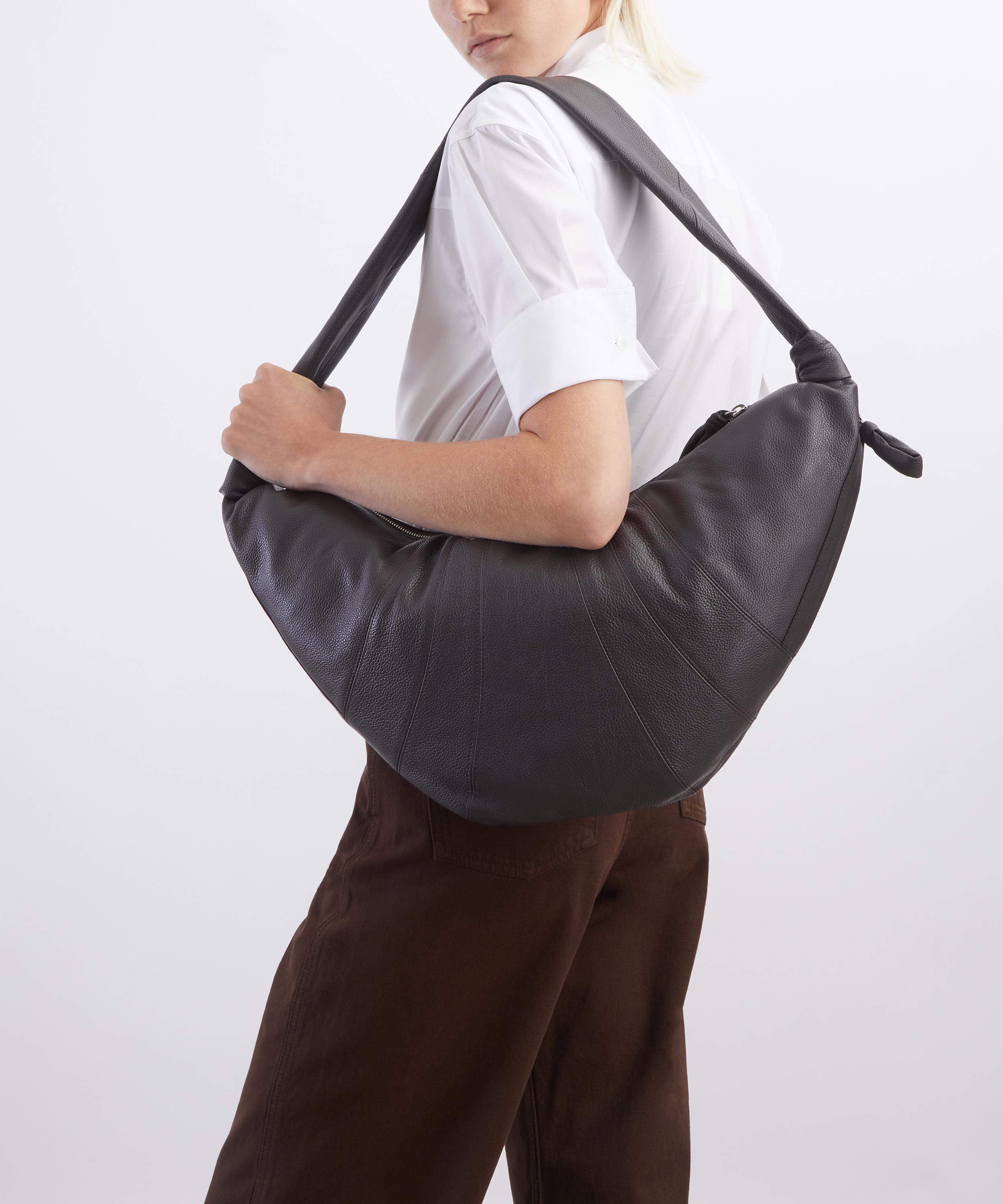 Lemaire - Large Leather Fortune Croissant Bag image number 1