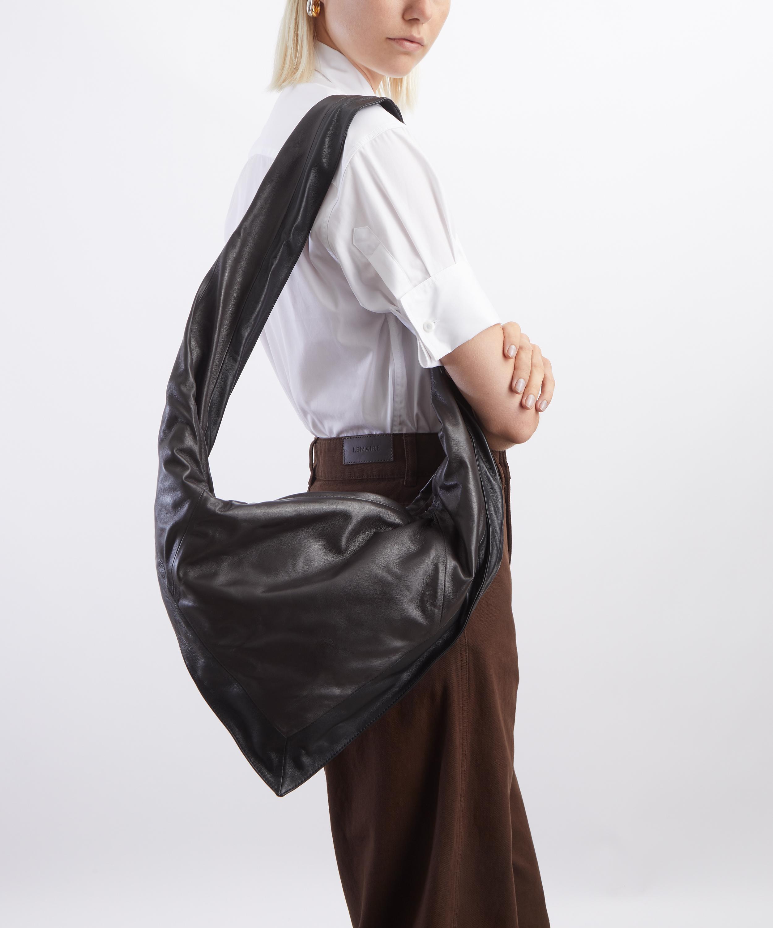 Lemaire - Small Leather Scarf Extended Handle Bag image number 1