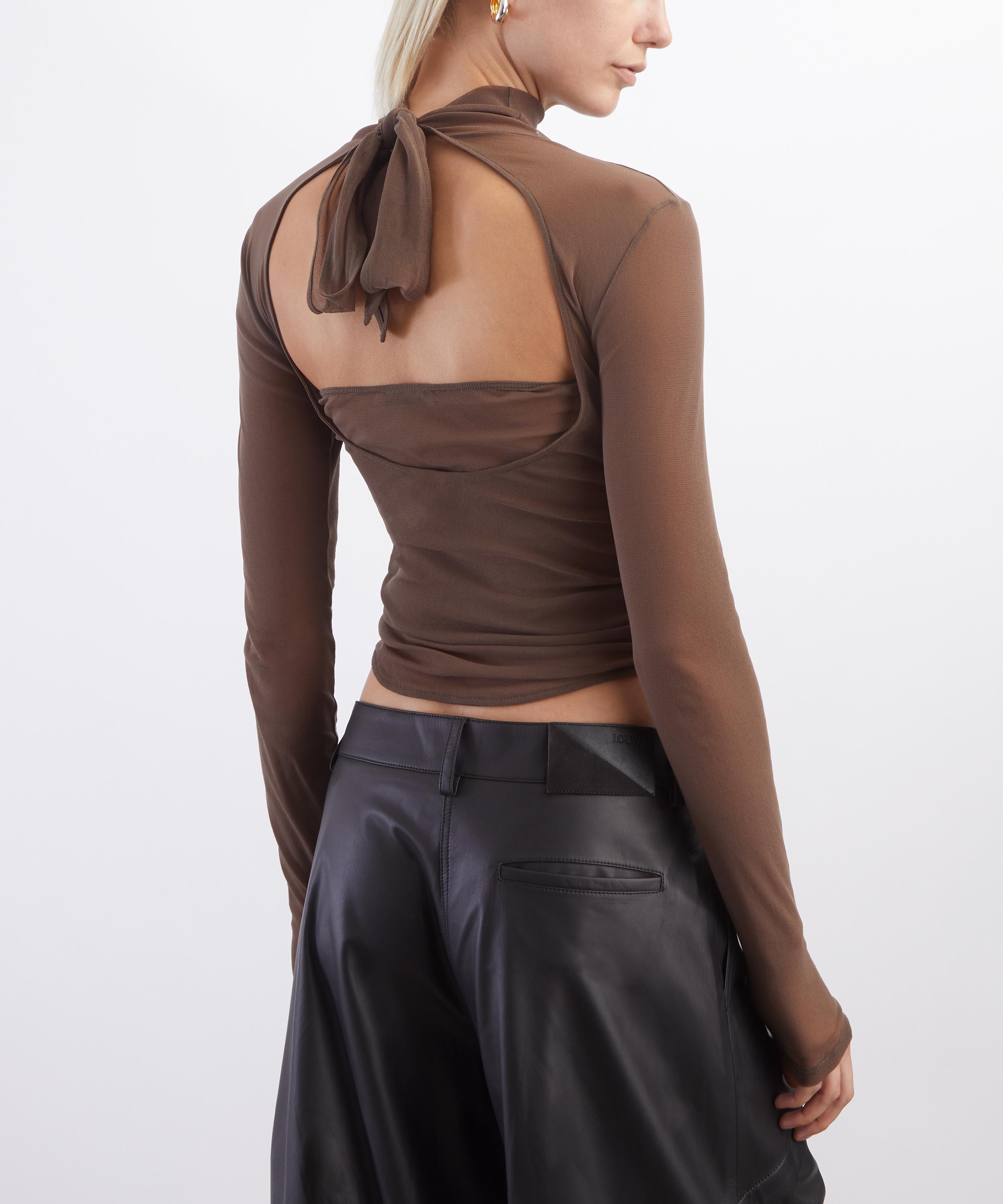 Lemaire - Ballerina Scarf Long Sleeve Top image number 3