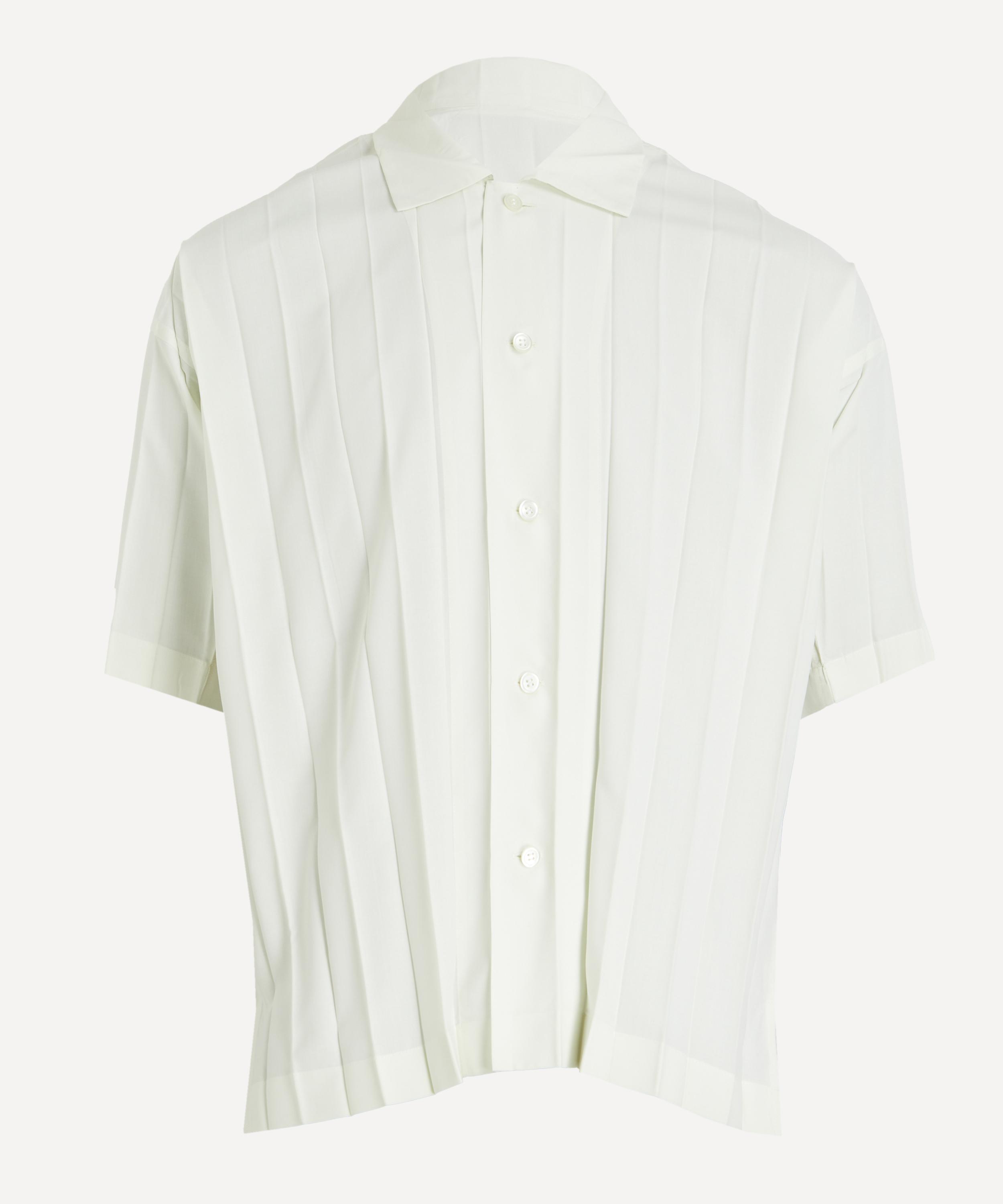 HOMME PLISS&Eacute; ISSEY MIYAKE - EDGE Pleated Short Sleeve Shirt