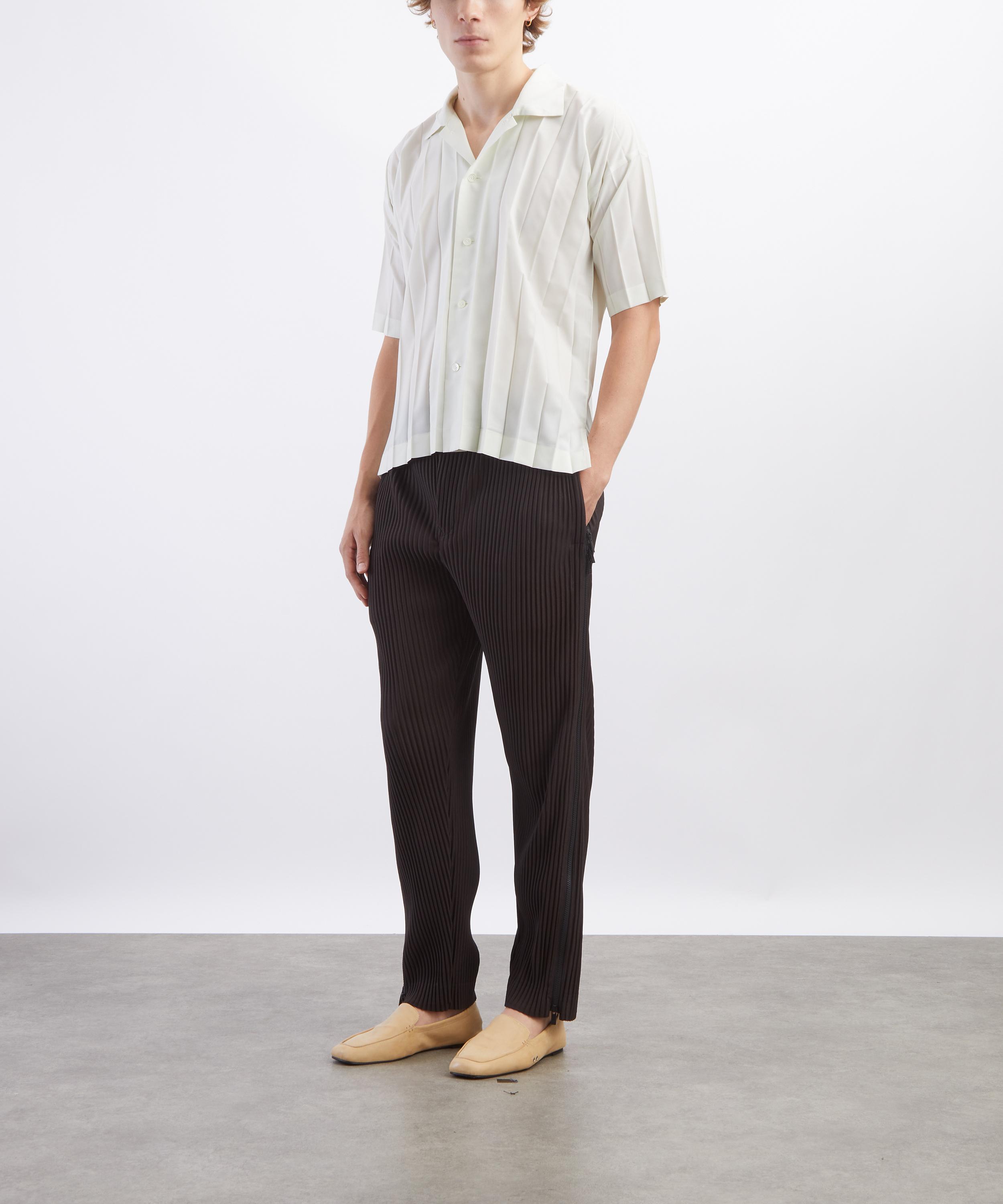 HOMME PLISS&Eacute; ISSEY MIYAKE - EDGE Pleated Short Sleeve Shirt image number 1