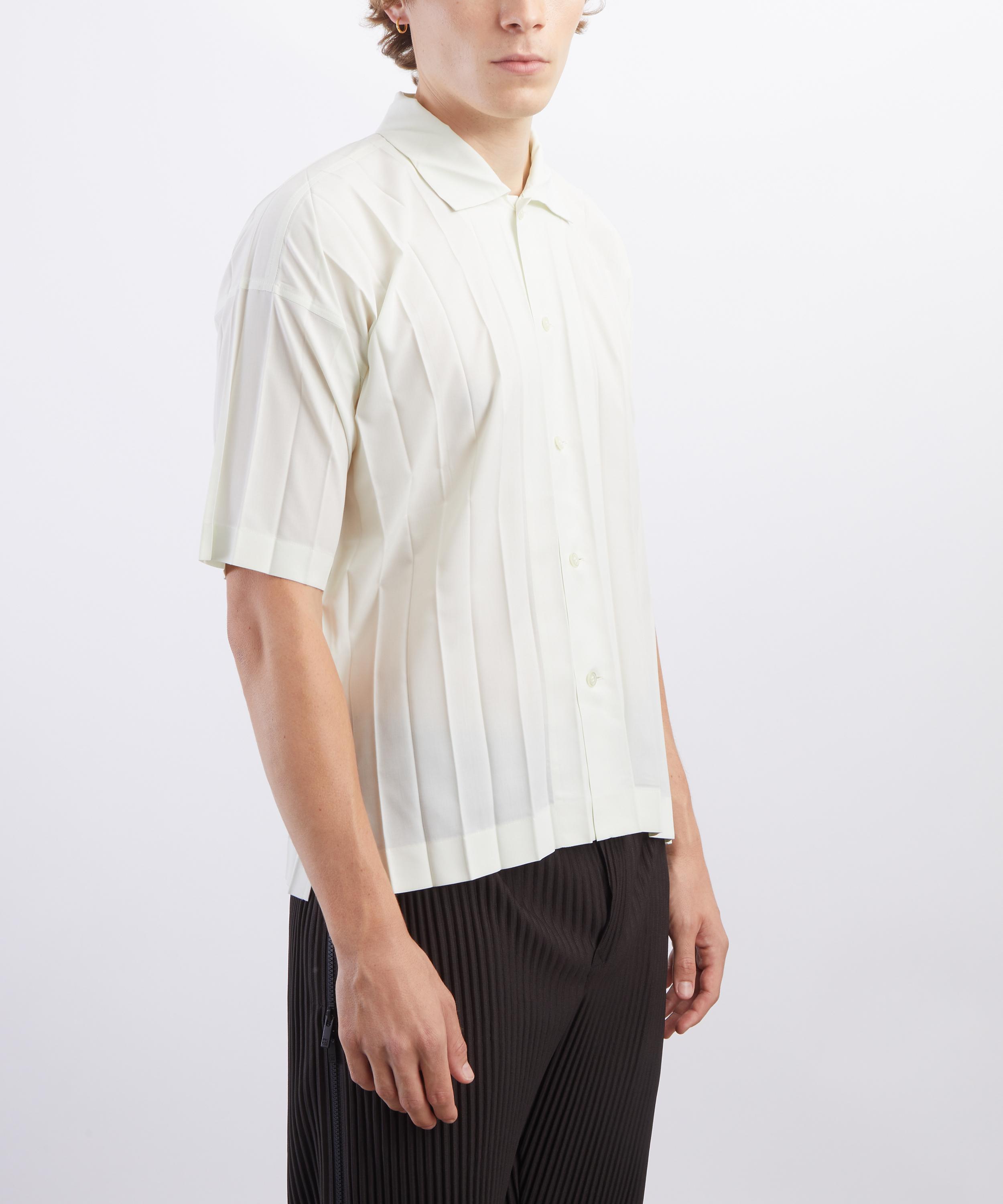 HOMME PLISS&Eacute; ISSEY MIYAKE - EDGE Pleated Short Sleeve Shirt image number 2