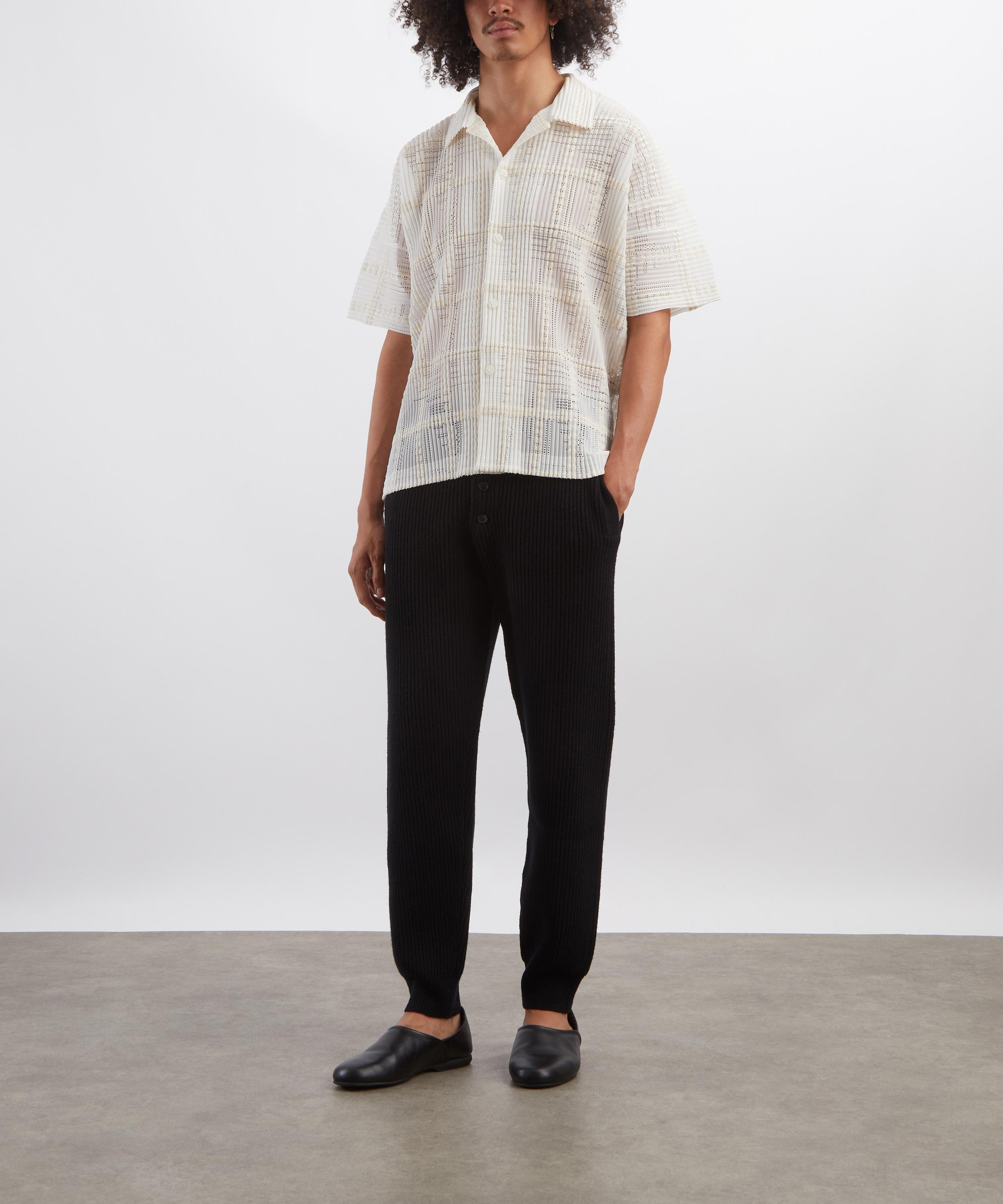 HOMME PLISS&Eacute; ISSEY MIYAKE - LACE GRID PLEATS Shirt image number 1