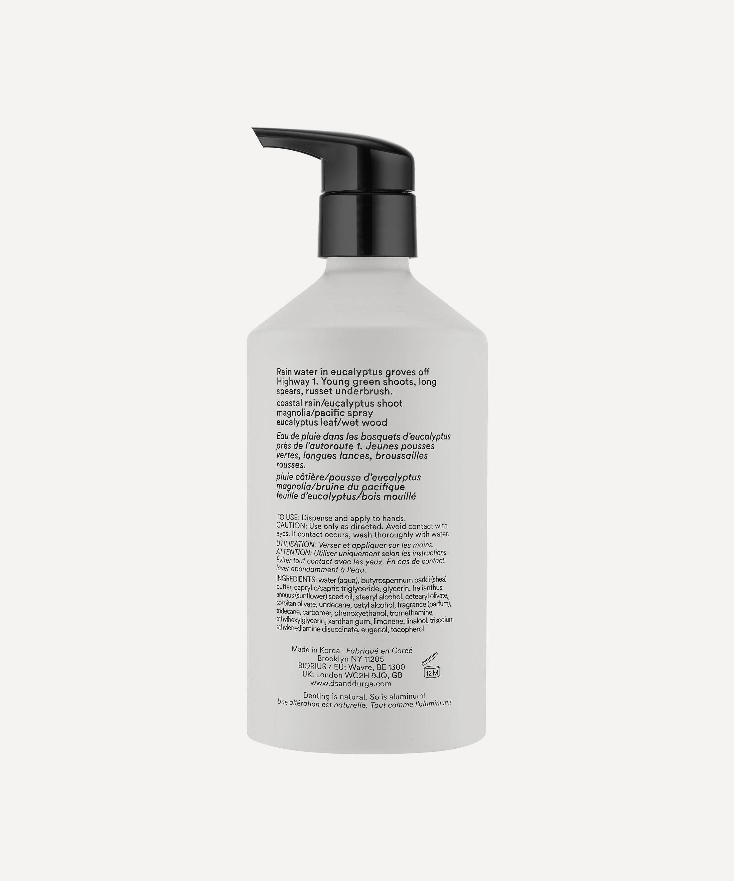 D.S. & Durga - Big Sur After Rain Hand Lotion 350ml image number 1