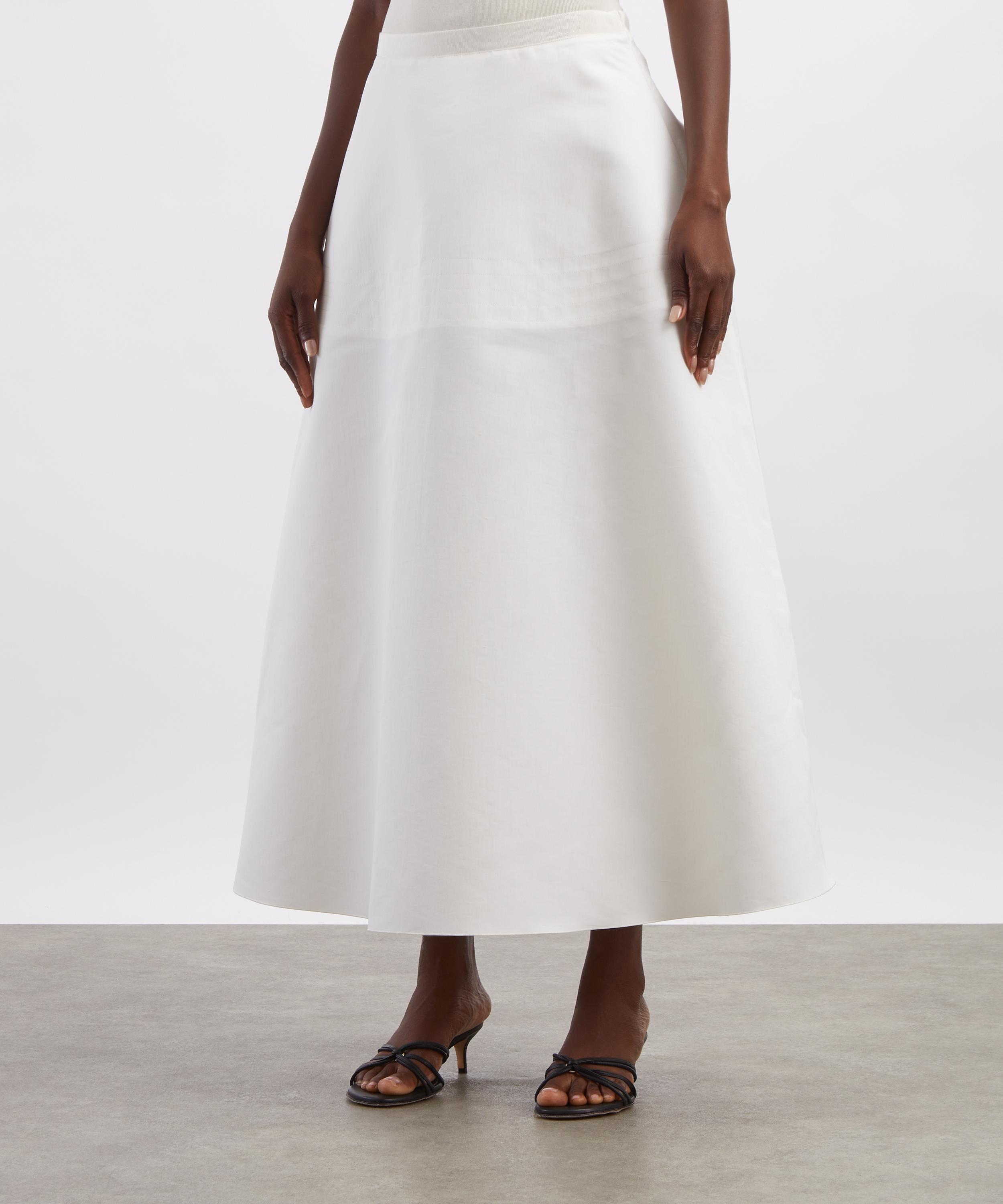 FFORME - Deeta Chalk A-line Maxi Skirt image number 2