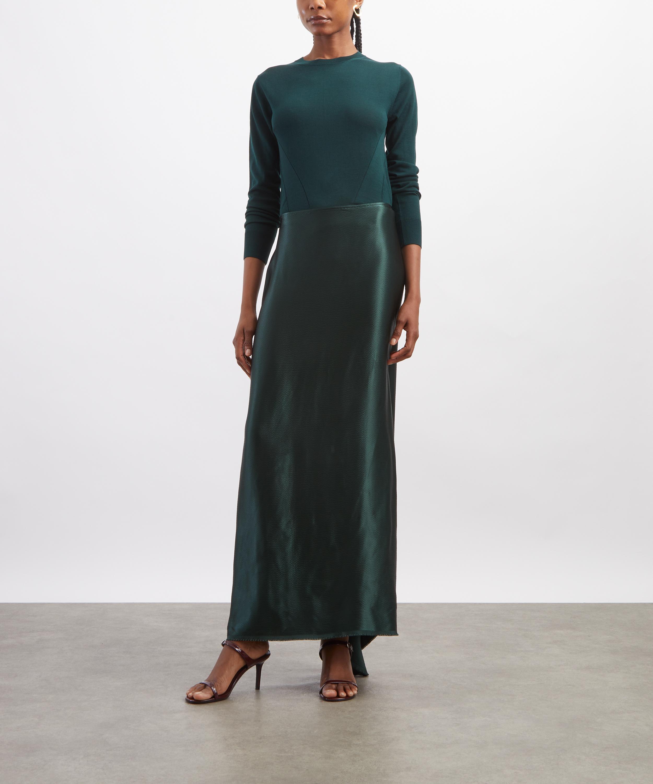 FFORME - Jovie Evergreen Satin Skirt image number 1