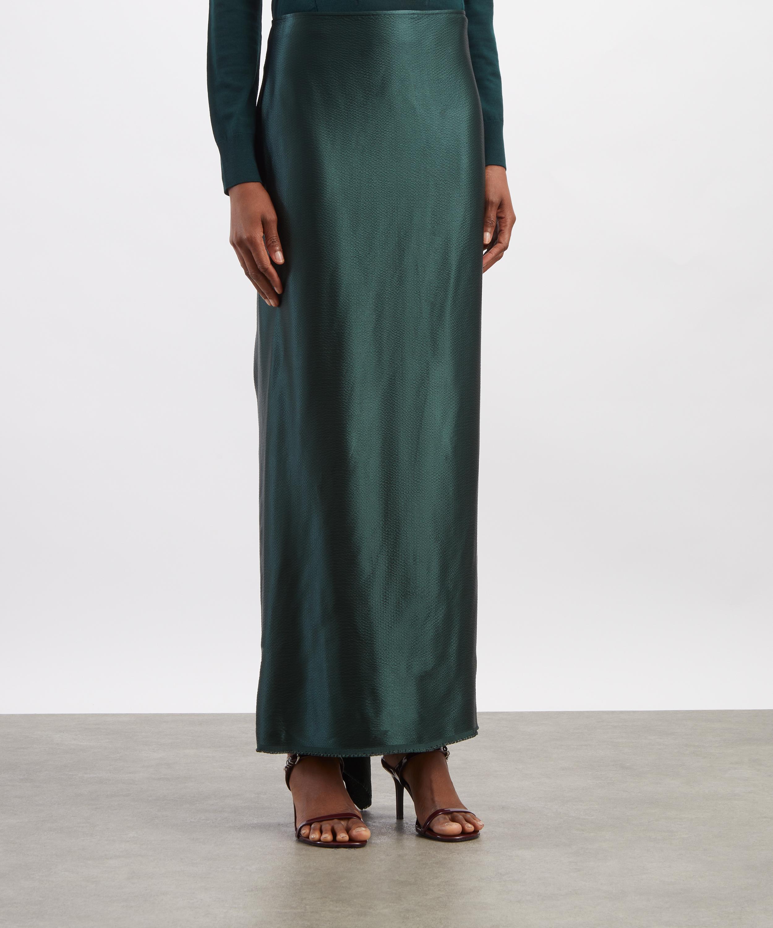 FFORME - Jovie Evergreen Satin Skirt image number 2