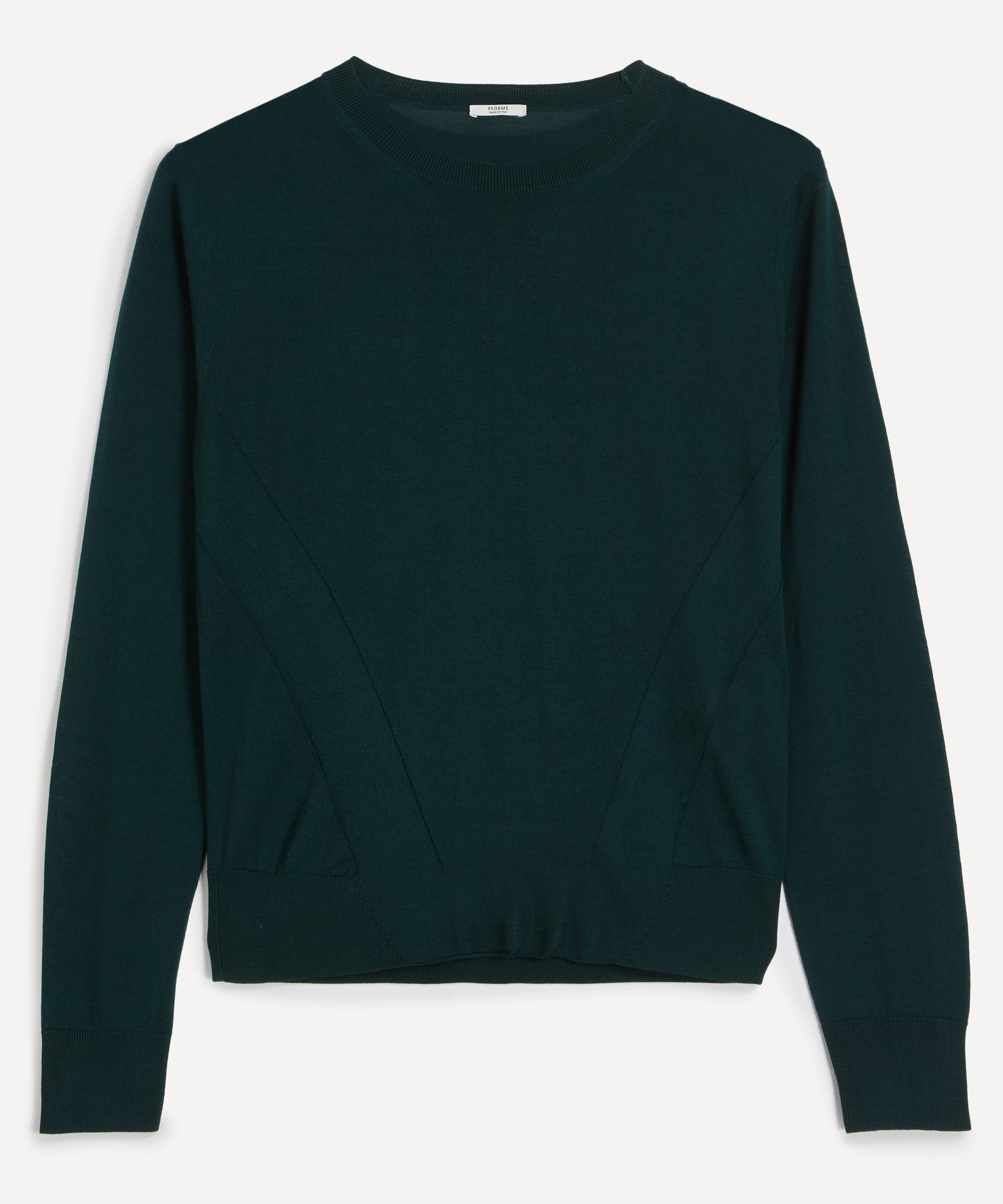 FFORME - Mitchell Evergreen Merino Wool Jumper image number 0