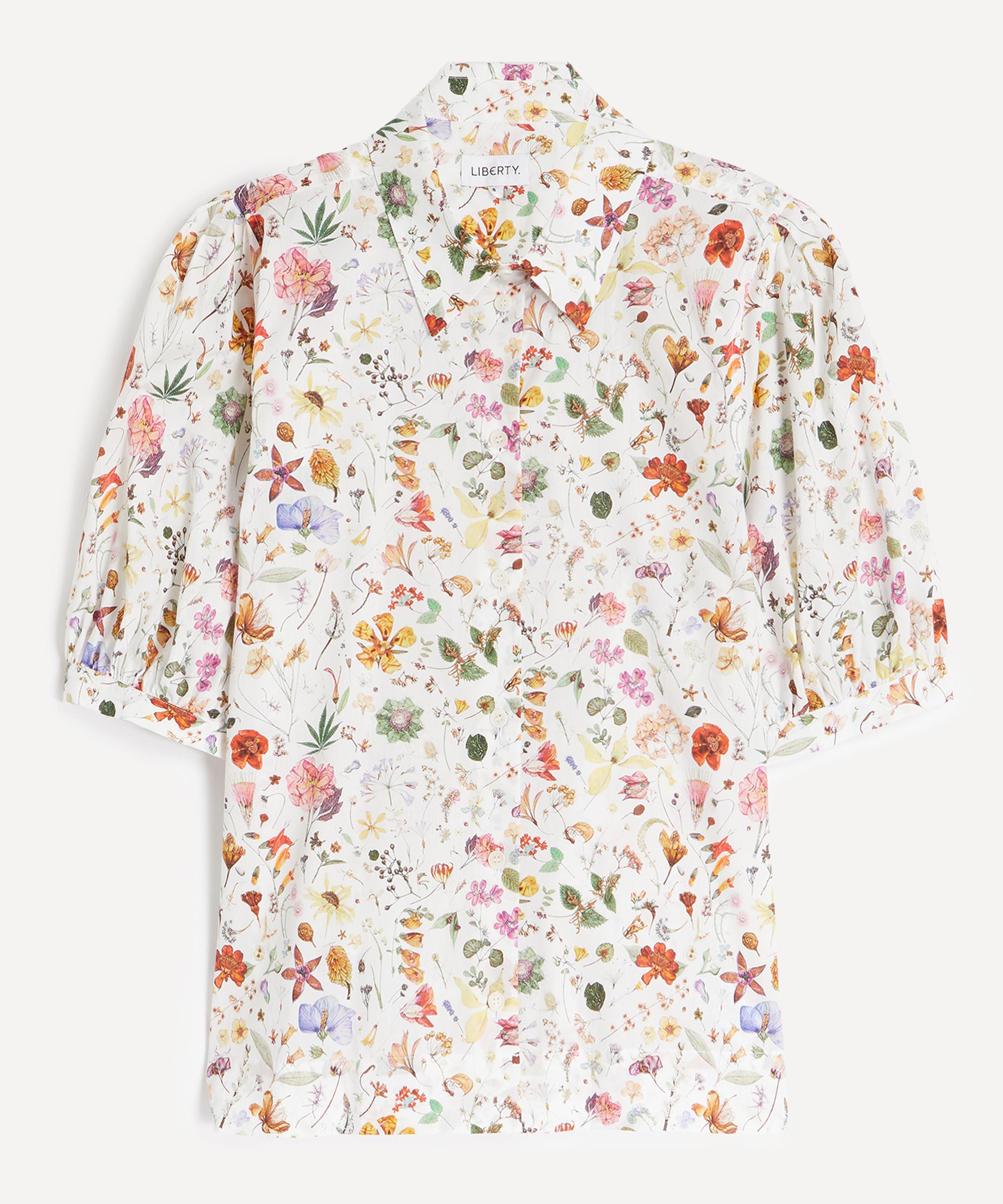 Liberty - Floral Eve Puff-Sleeve Shirt&nbsp;