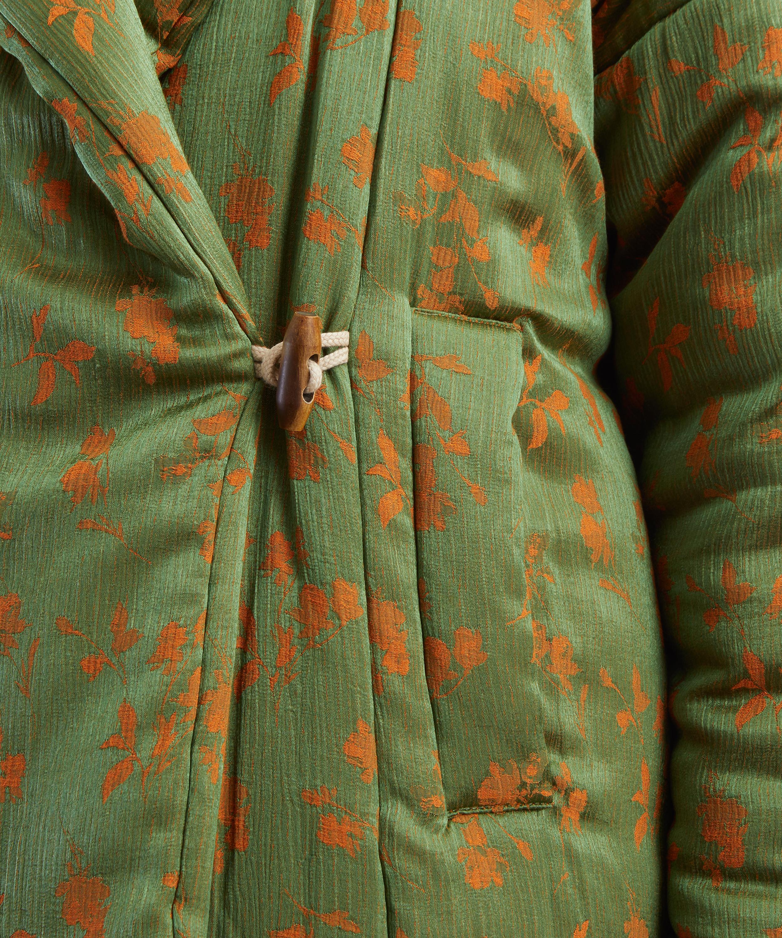 Dries Van Noten - Floral Jacquard Puffer Jacket image number 4