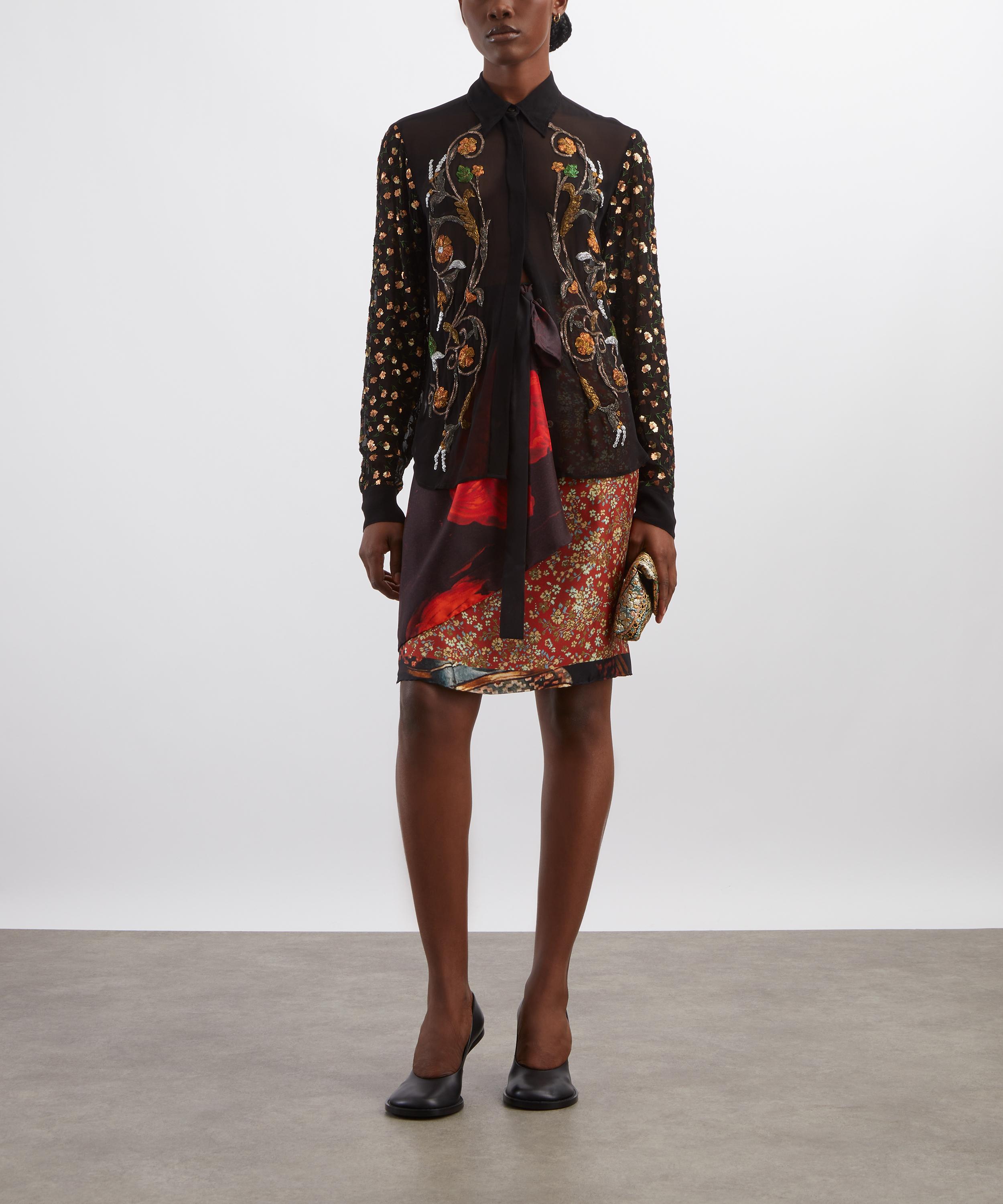 Dries Van Noten - Chowy Embellished Sheer Blouse image number 1
