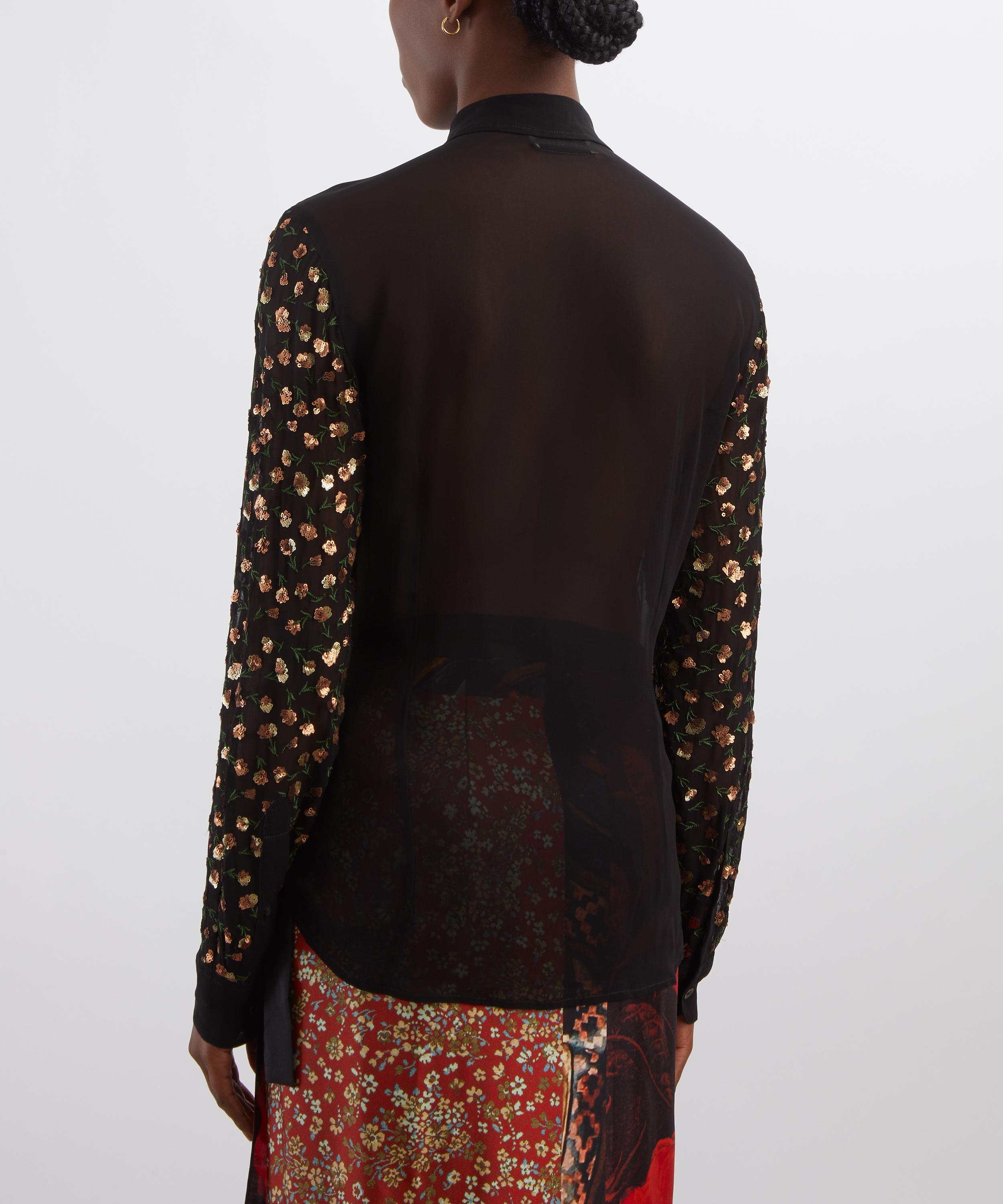 Dries Van Noten - Chowy Embellished Sheer Blouse image number 3