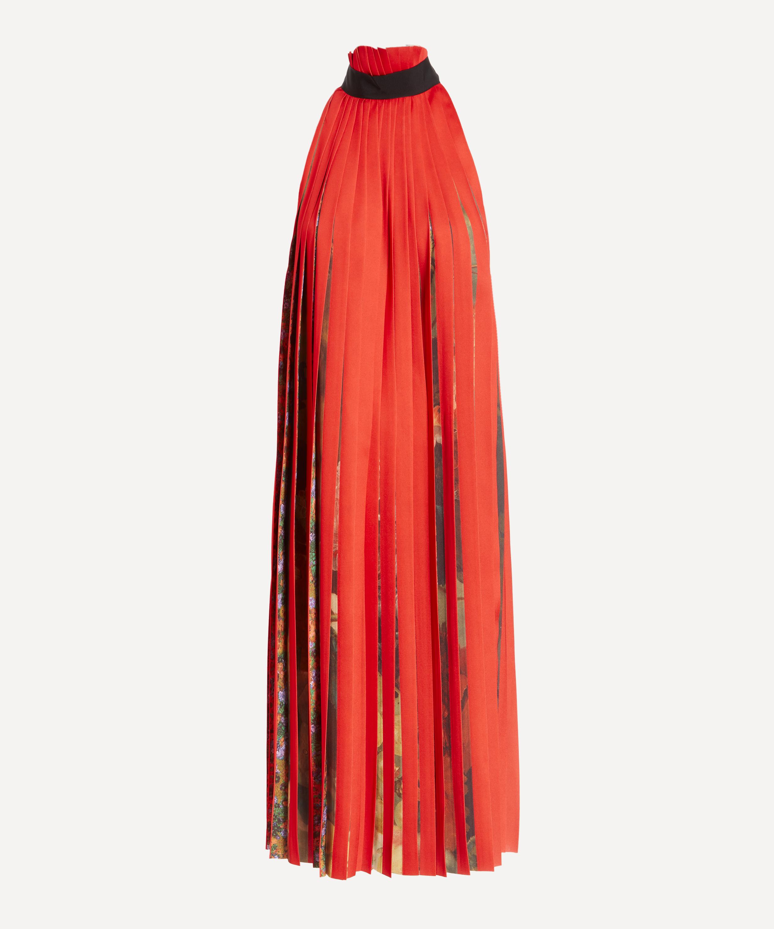 Dries Van Noten - Printed Pleated Dress image number 0