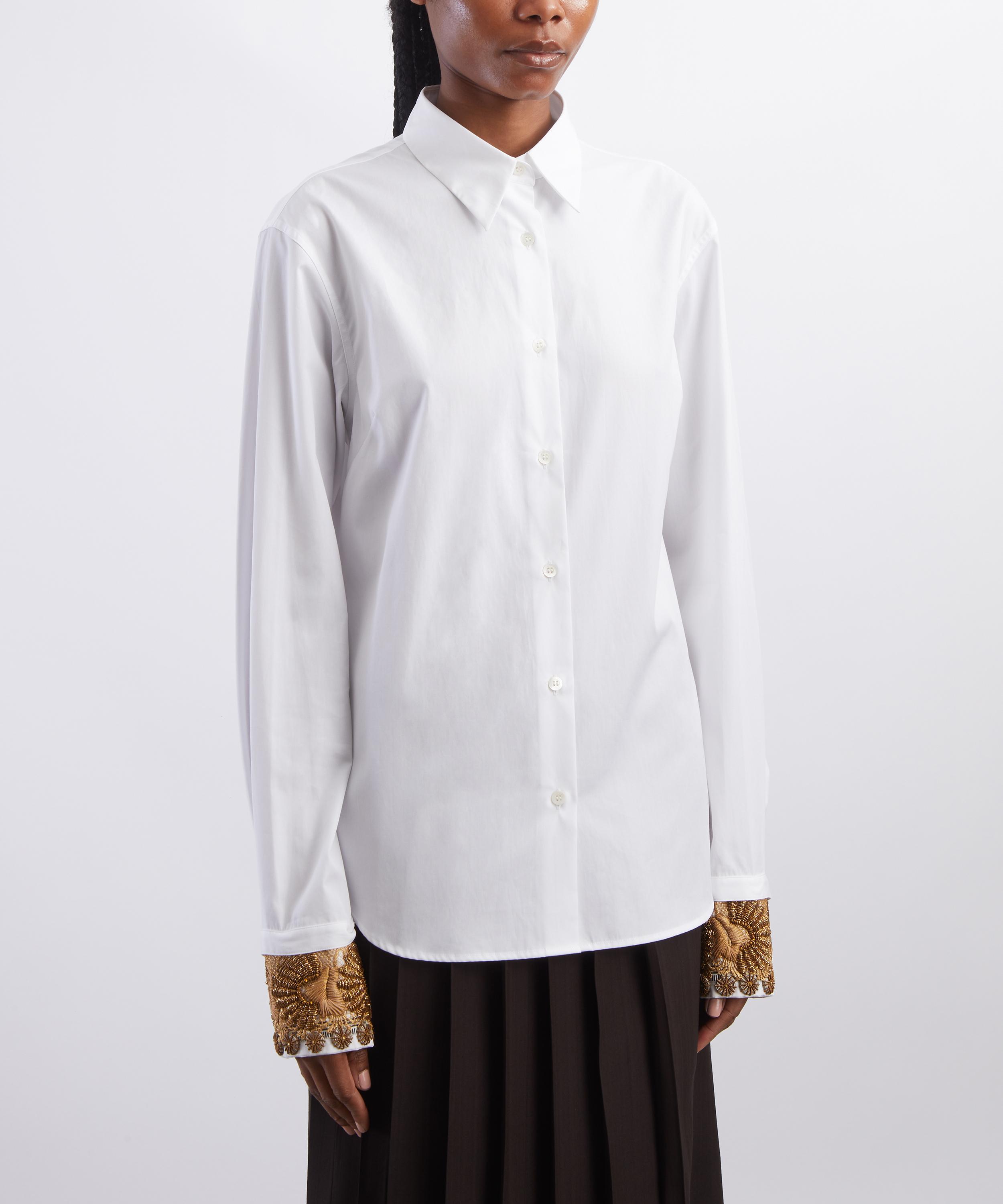 Dries Van Noten - Embroidered Poplin Shirt image number 2