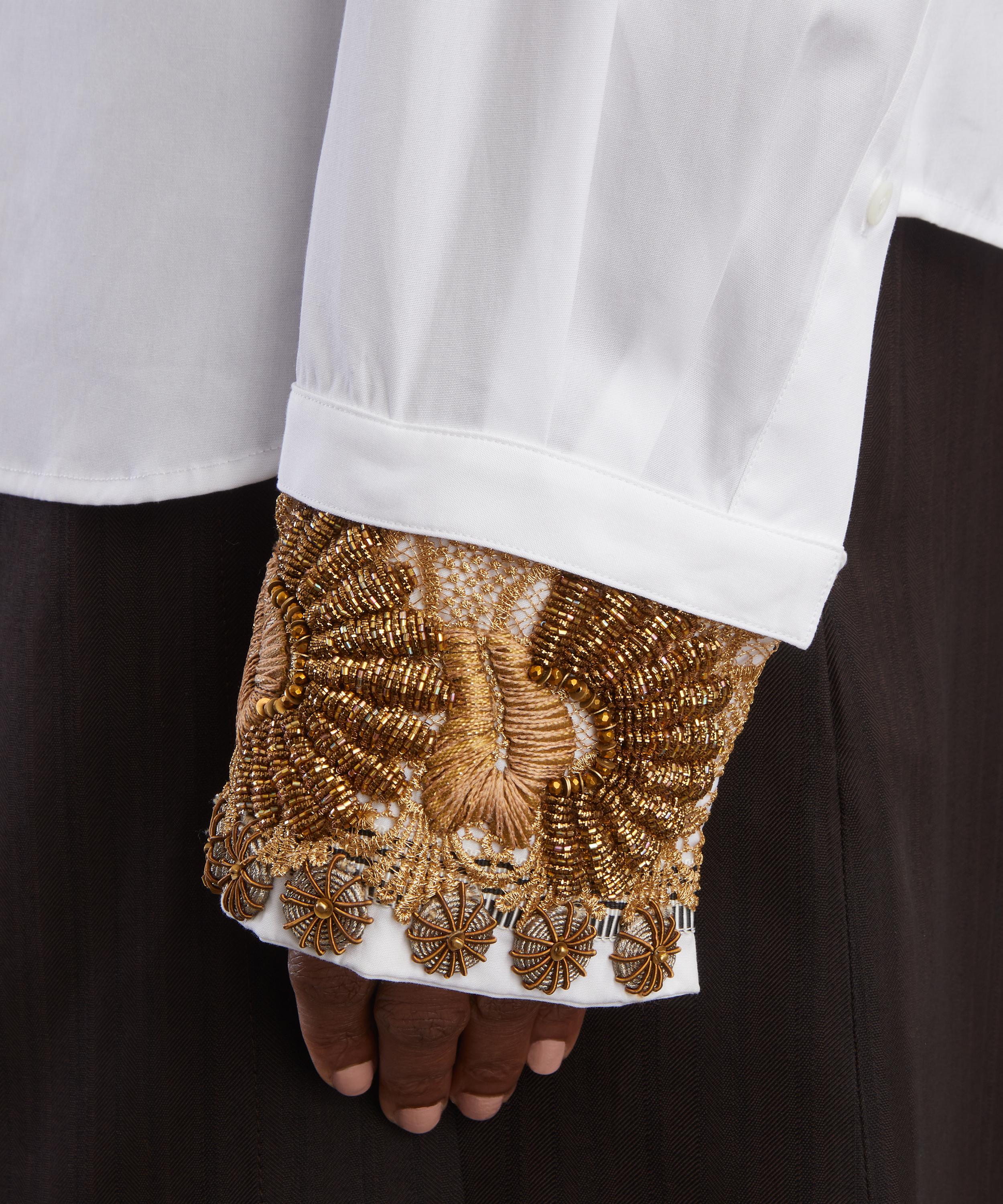 Dries Van Noten - Embroidered Poplin Shirt image number 4