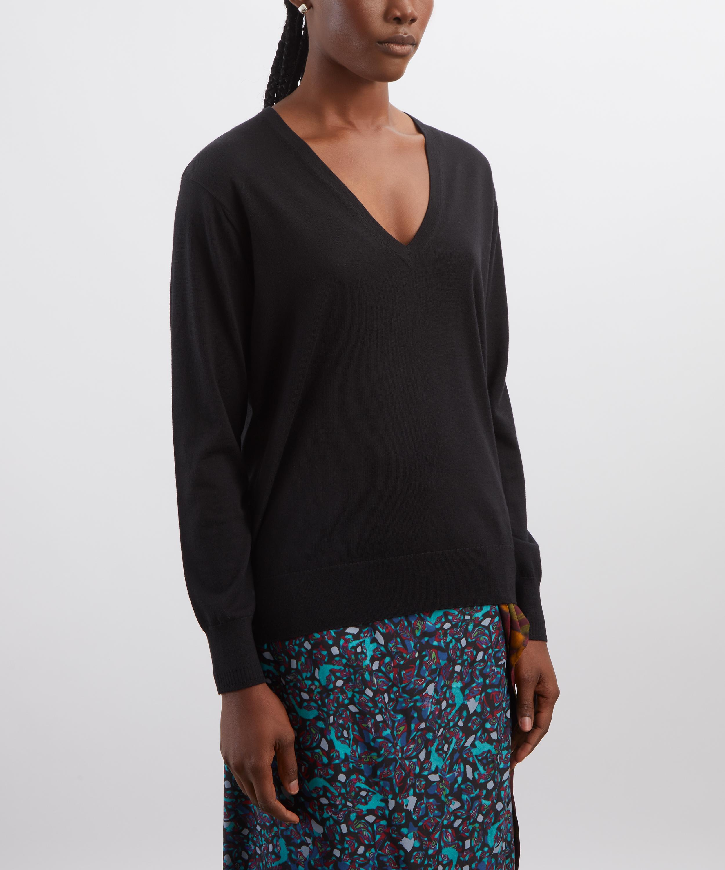 Dries Van Noten - Tuomas Ribbed Merino Wool Sweater image number 2