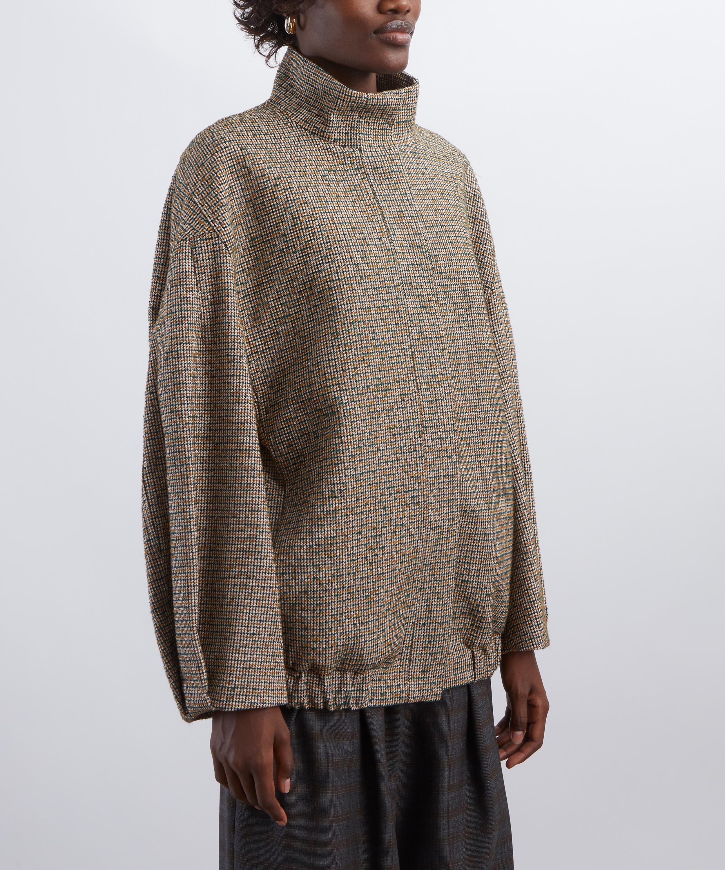 Dries Van Noten - Checked Bomber Jacket image number 2