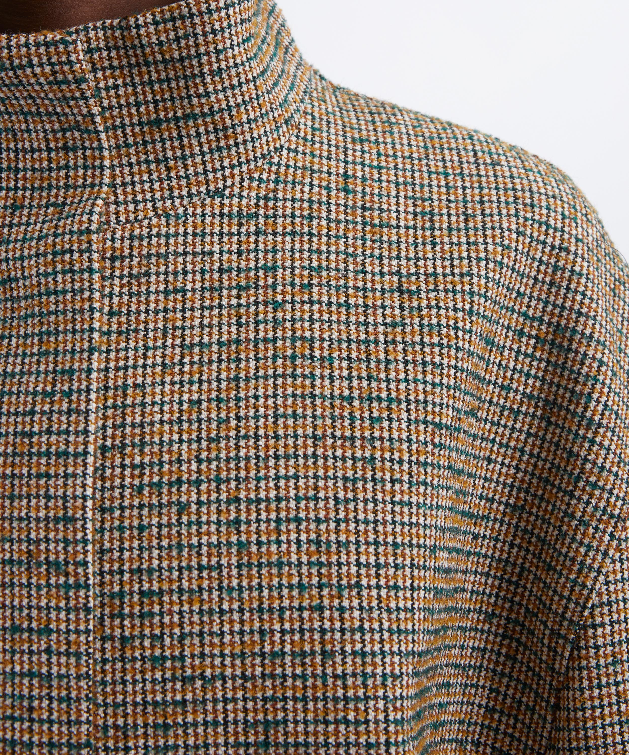 Dries Van Noten - Checked Bomber Jacket image number 4