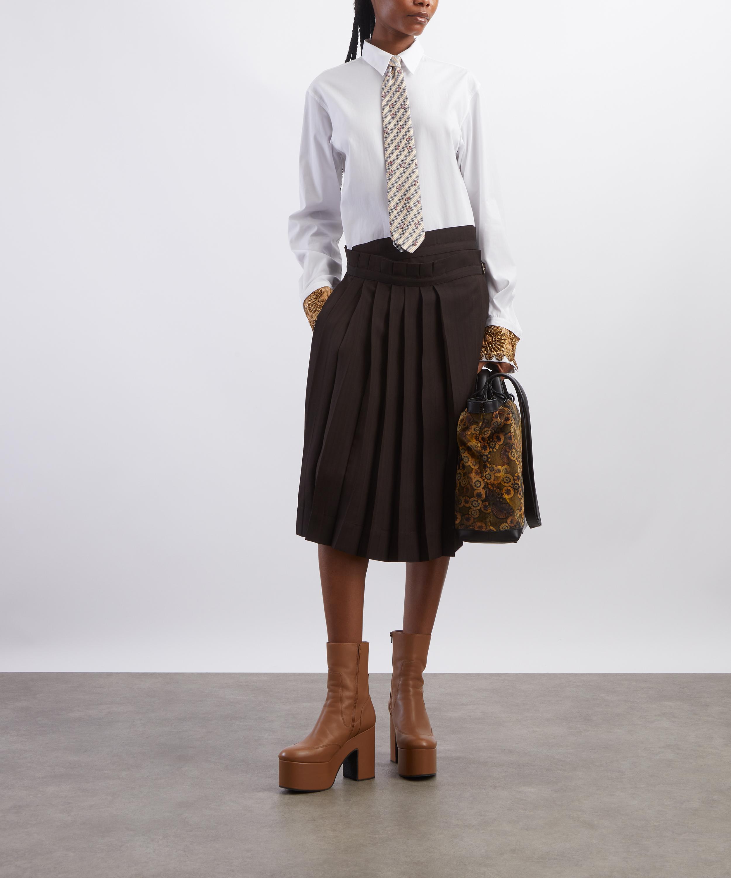 Dries Van Noten - Pleated Wrap Skirt image number 1