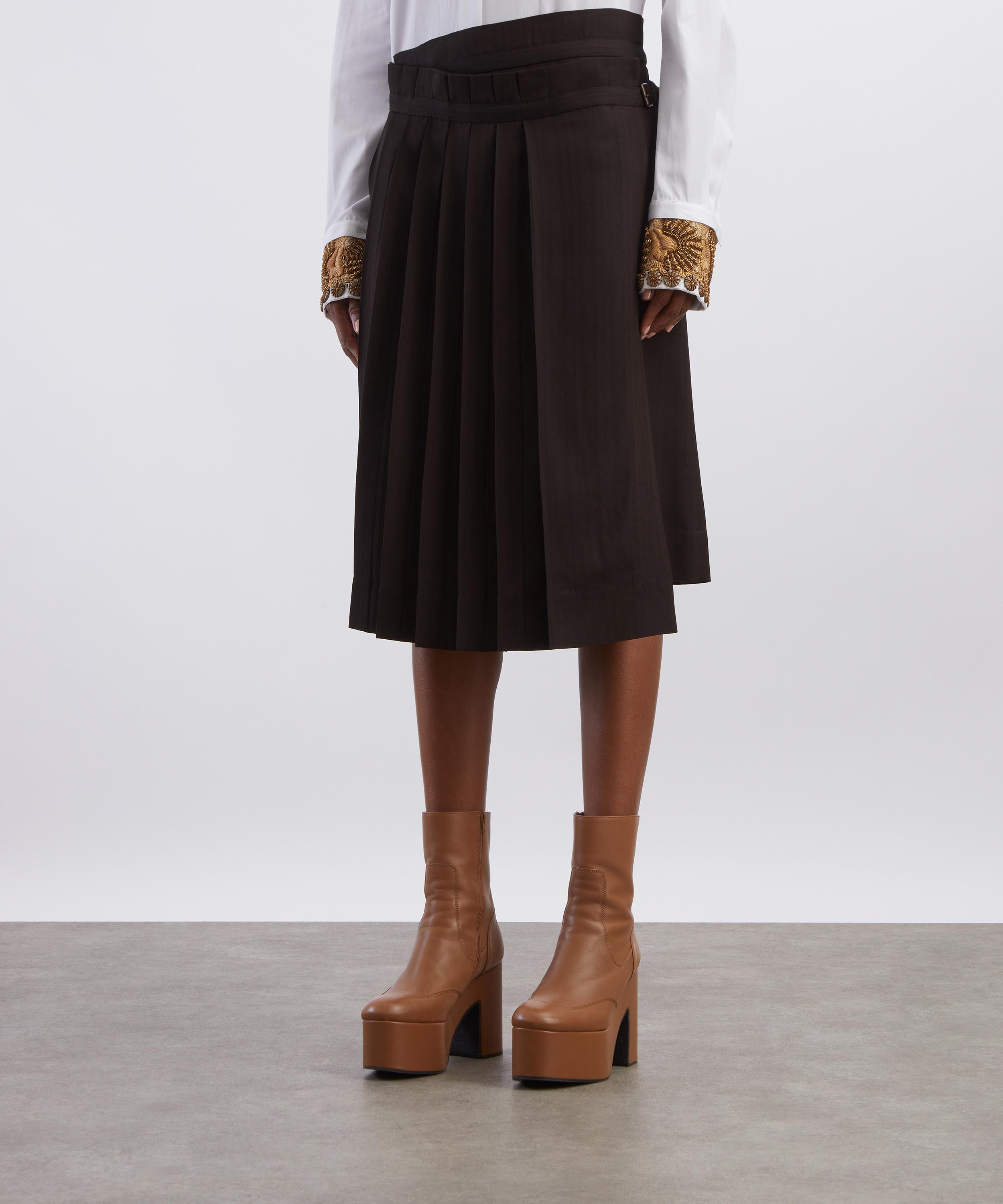 Dries Van Noten - Pleated Wrap Skirt image number 2