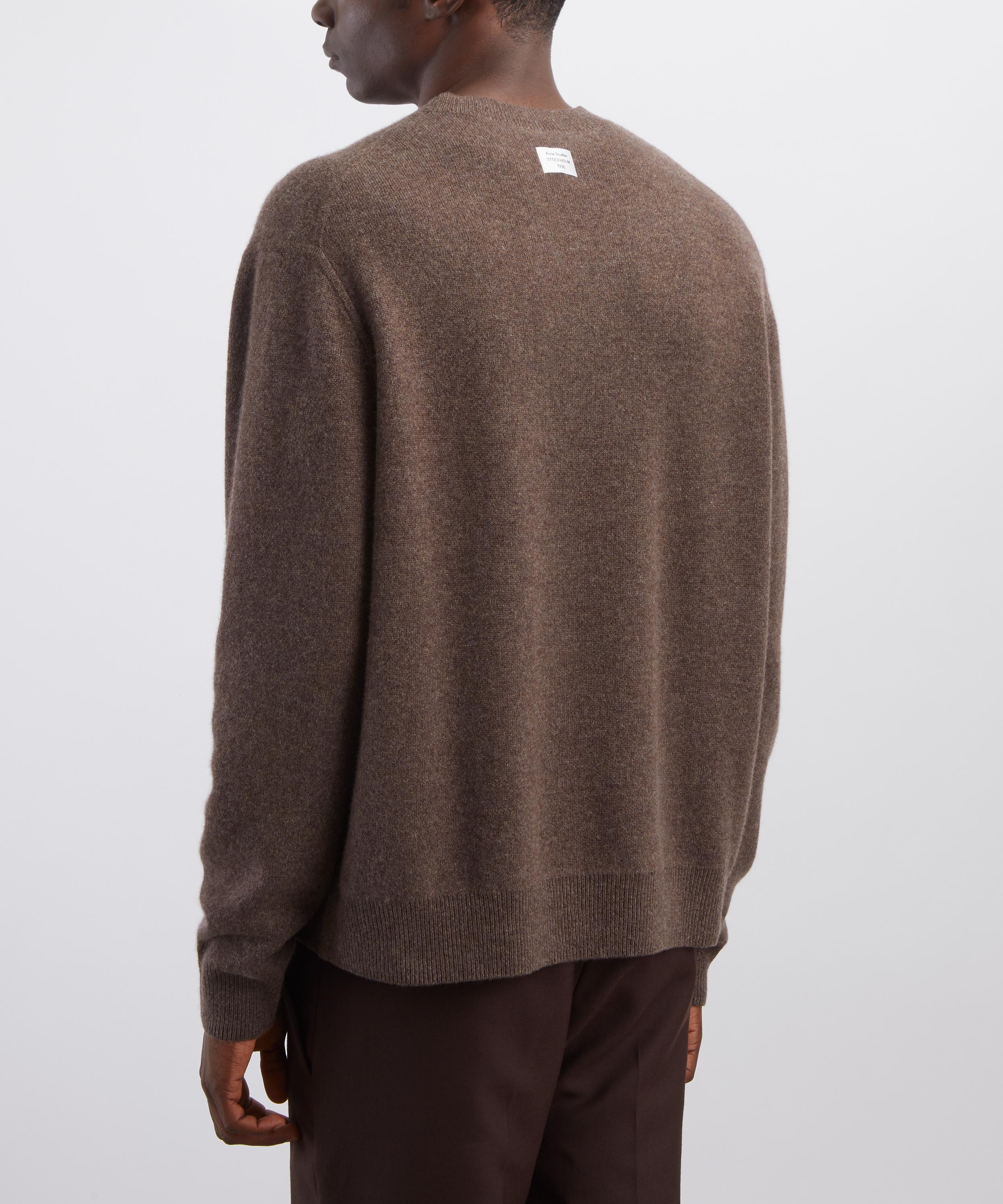 Acne Studios - Cashmere Jumper in Walnut Brown image number 3