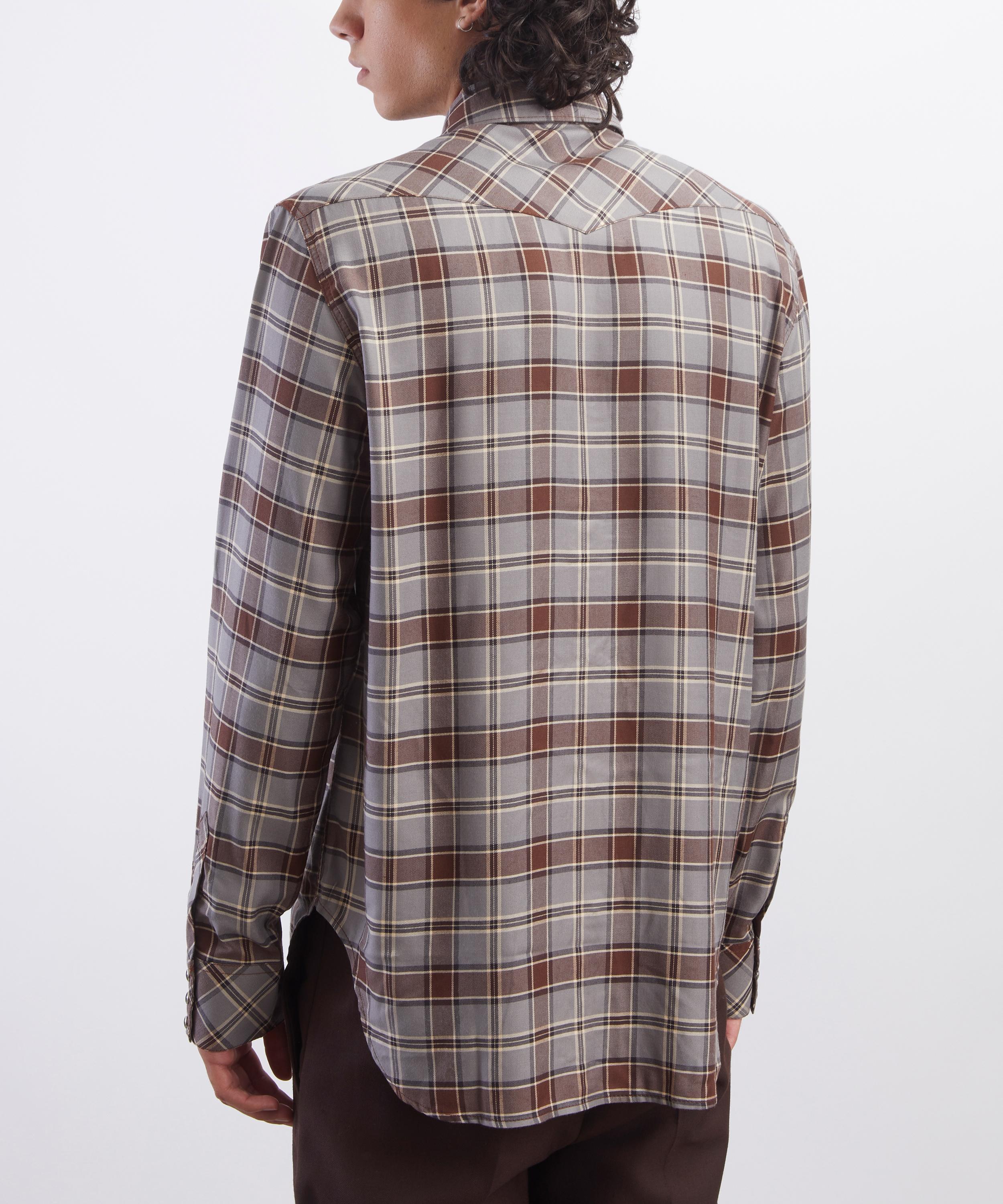 Acne Studios - Checked Flannel Shirt image number 3