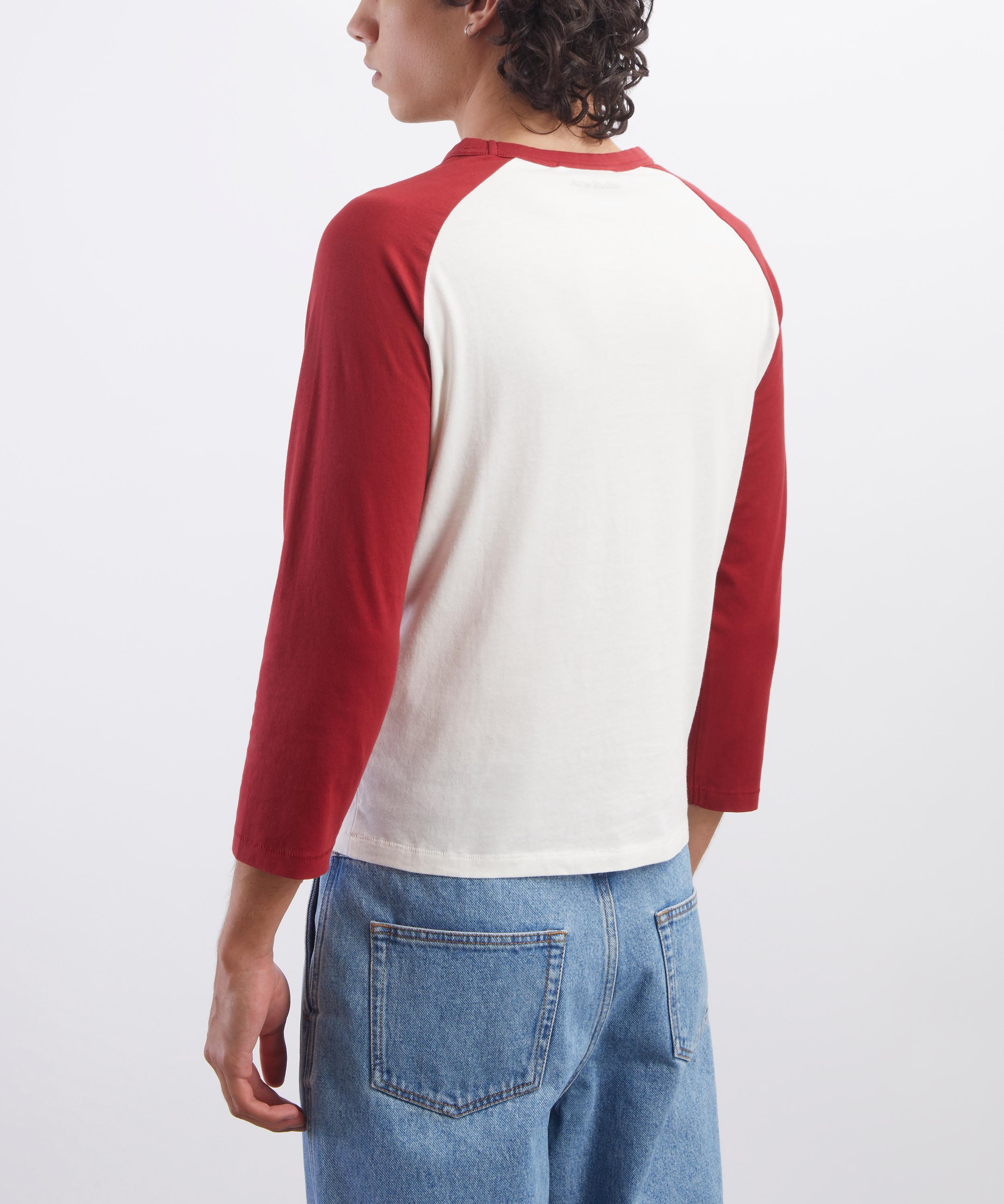 Acne Studios - Wine Graphic Crew Neck T-Shirt image number 3