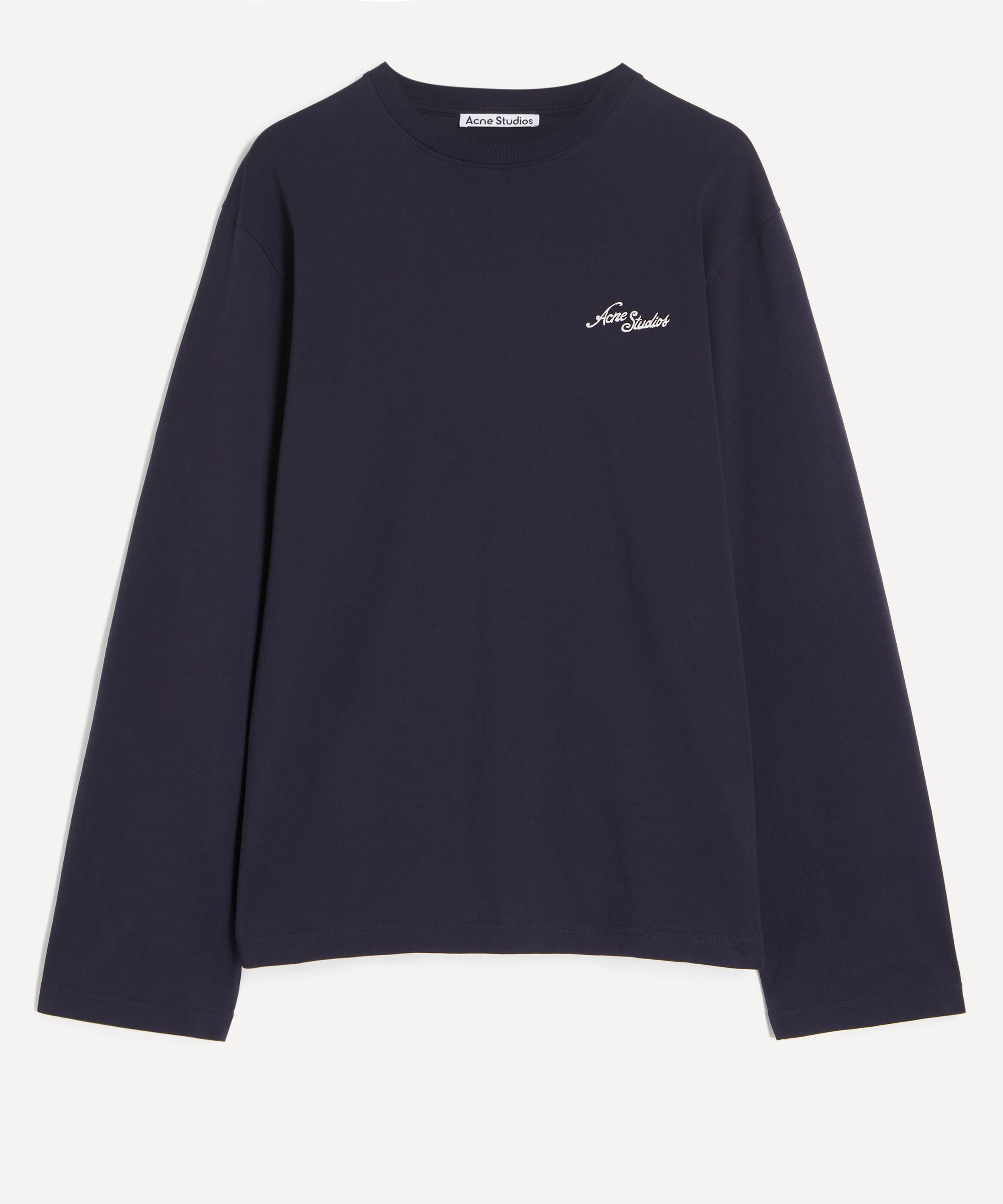 Acne Studios - Logo Embroidered Long Sleeve T-Shirt