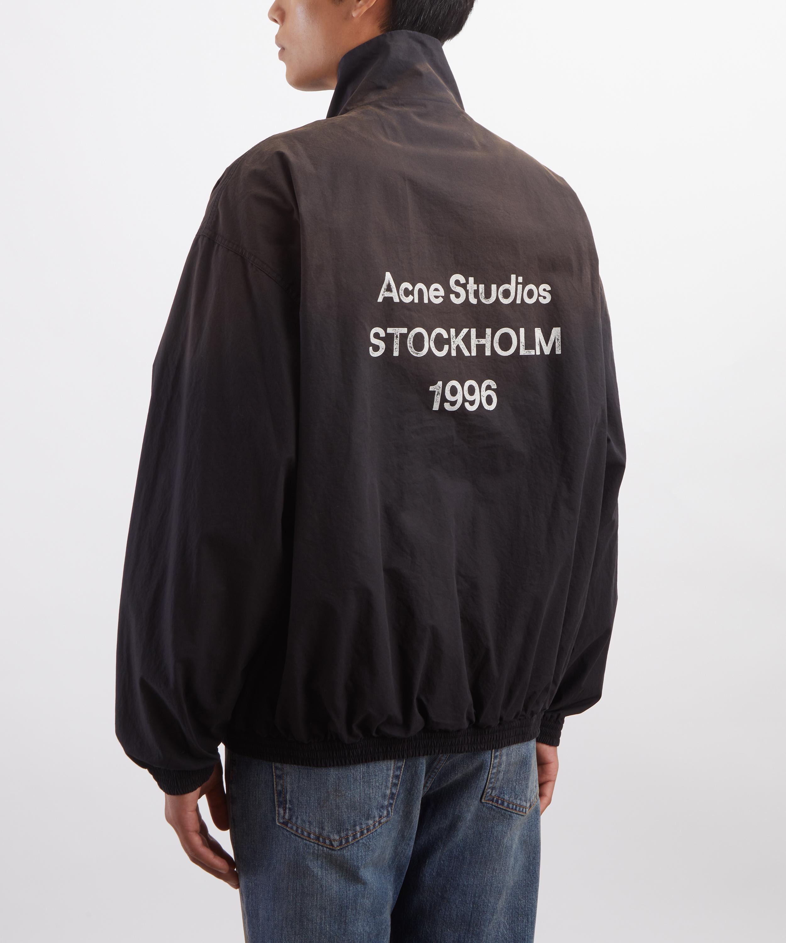 Acne Studios - Black Washed Logo Jacket image number 3